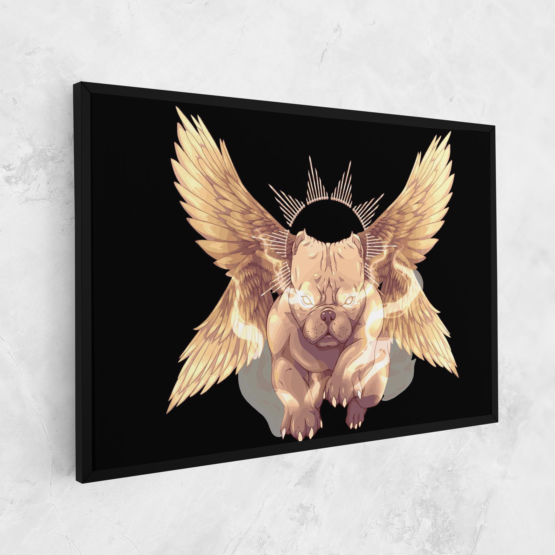 Vászonkép Angel Dog mockup 1