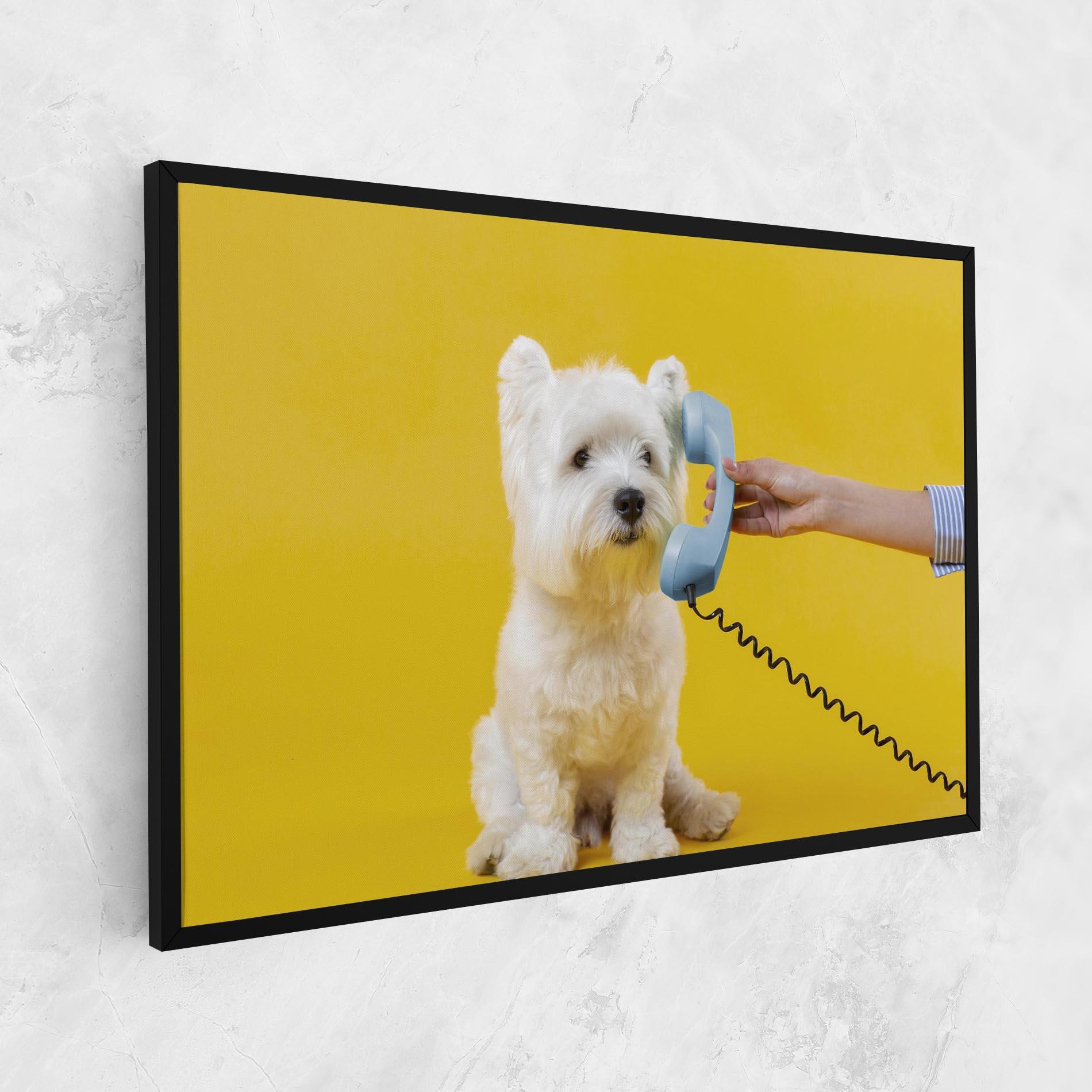 Vászonkép Cute Little Dog mockup 1