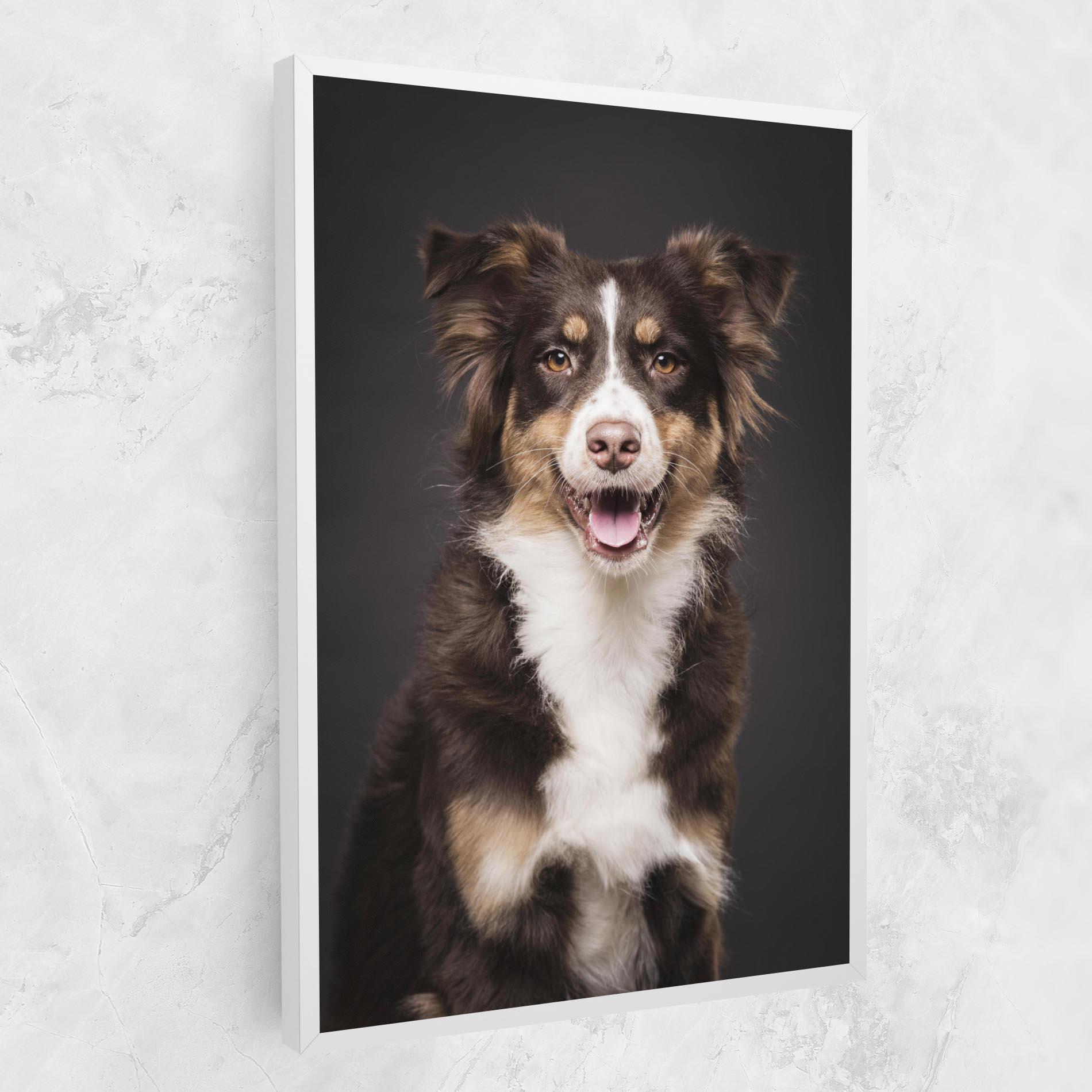 Vászonkép Cute Dog Sitting mockup 1
