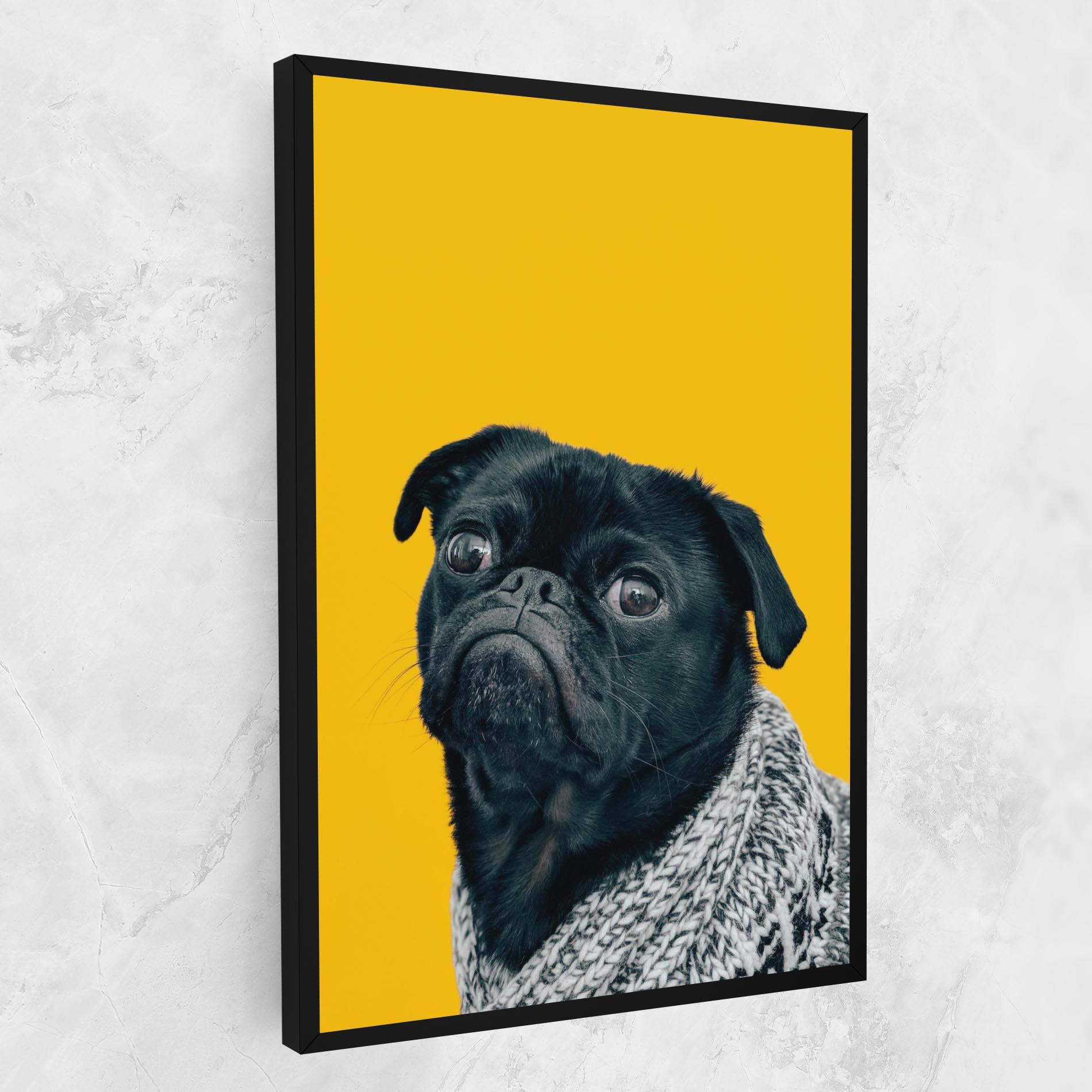 Black Pug mockup 1