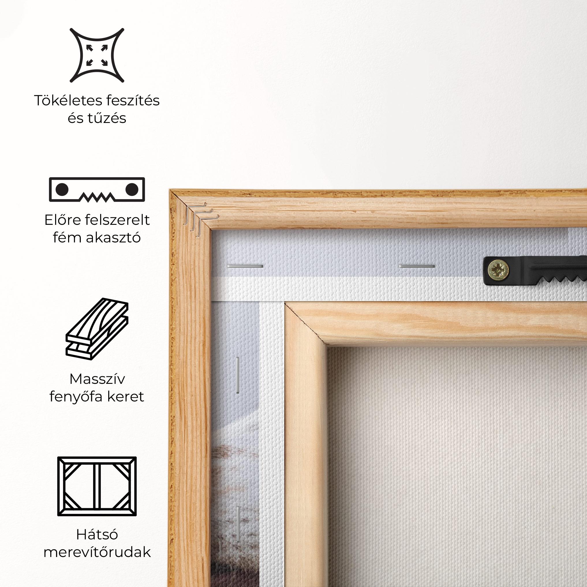 Vászonkép Brown White Dog mockup 5