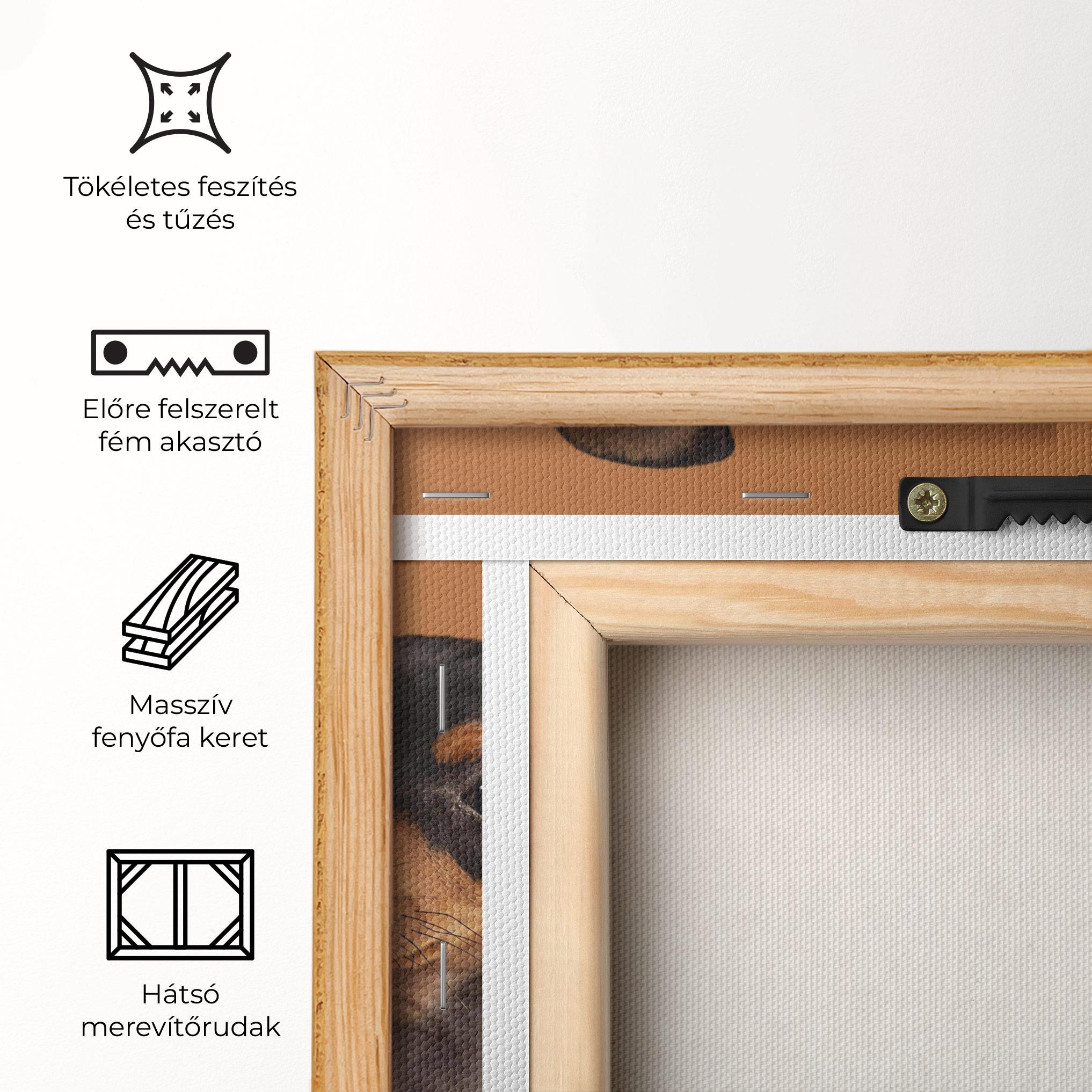 Vászonkép Cute Dog Portrait mockup 5