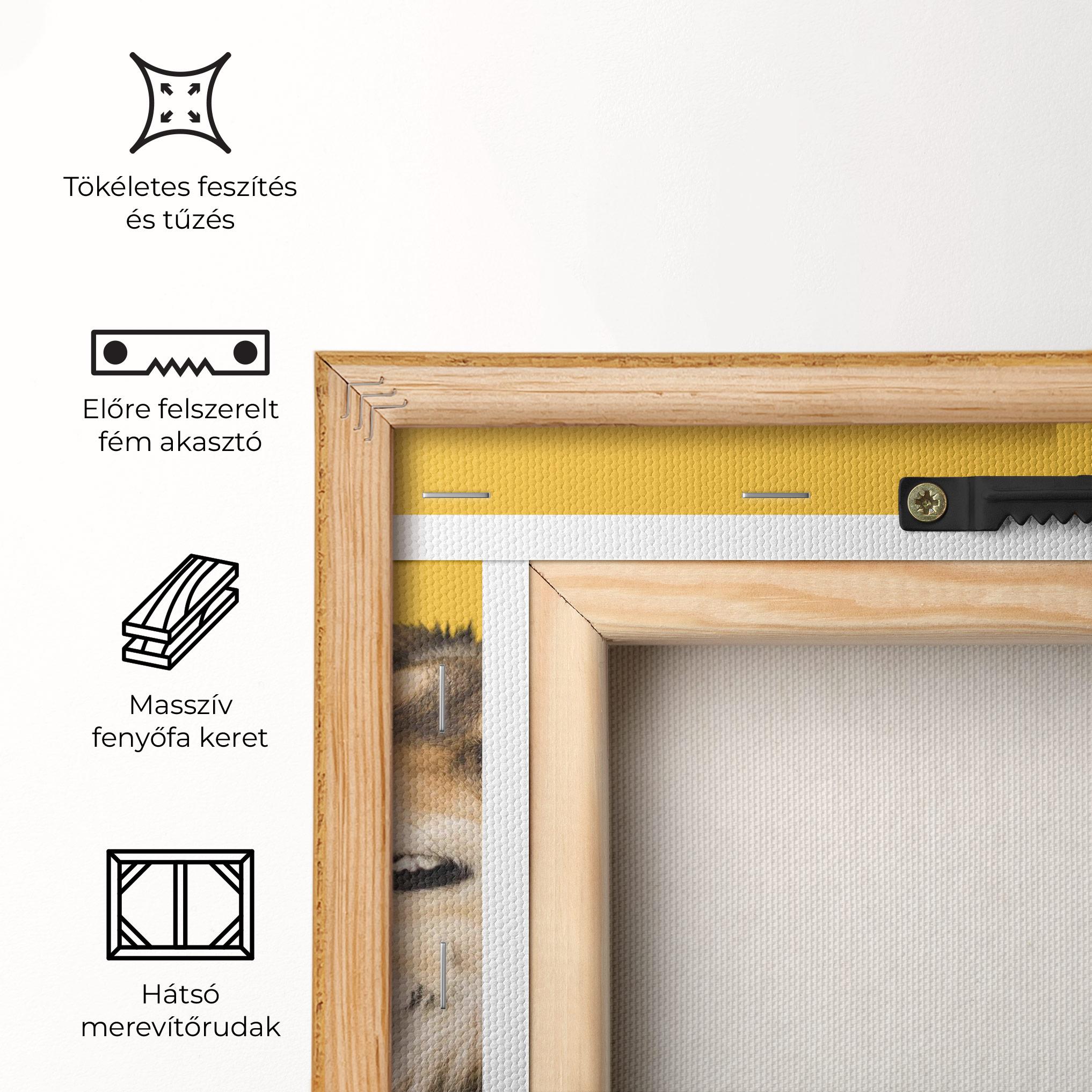 Vászonkép Cute Smiling Dog mockup 5