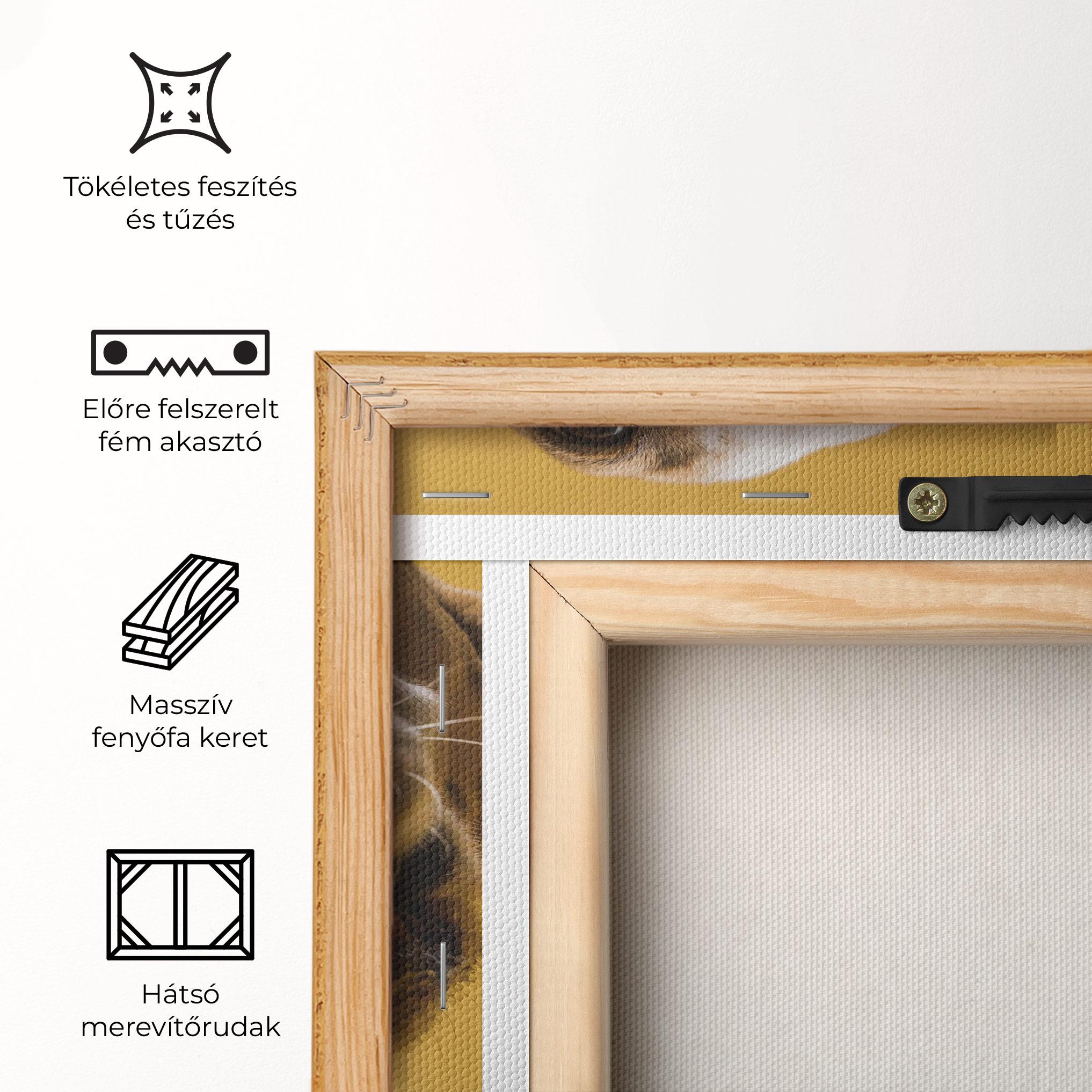 Vászonkép Dog Eating Bone mockup 5