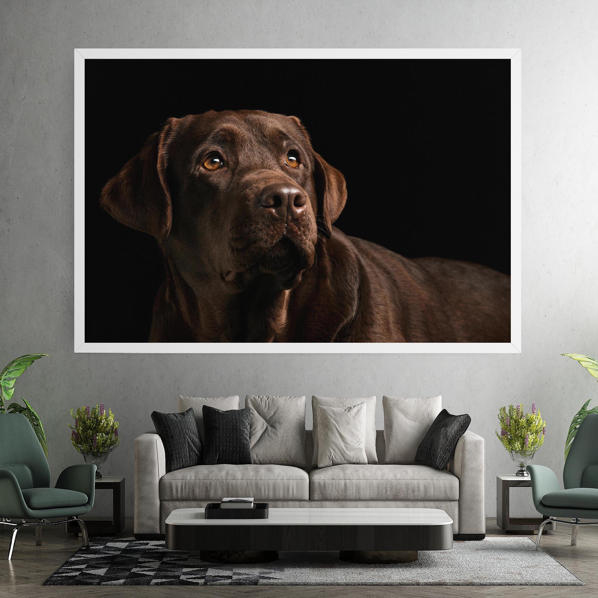 Vászonkép Brown Labrador mockup 7