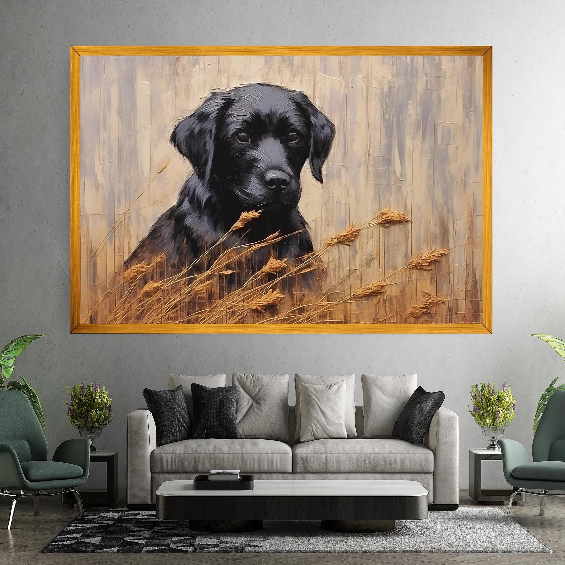 Vászonkép Black Dog Art mockup 7