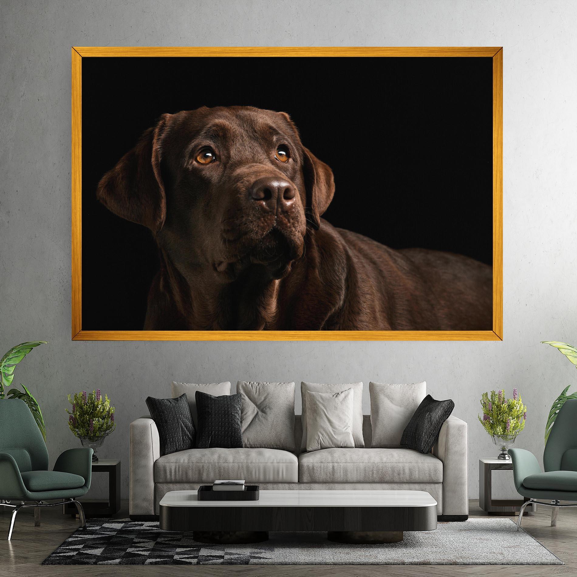 Vászonkép Brown Labrador mockup 7