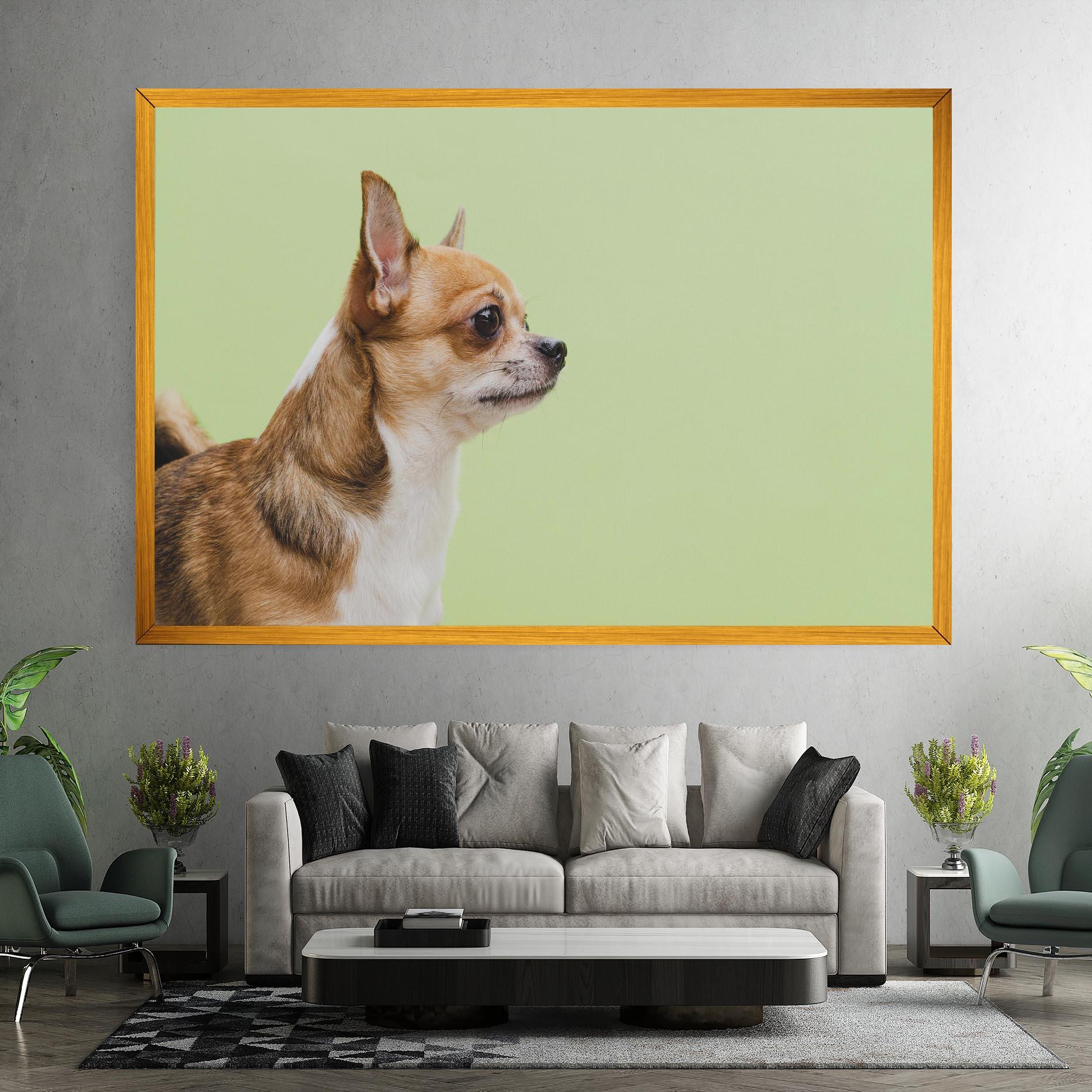 Vászonkép Chihuahua Dog mockup 7