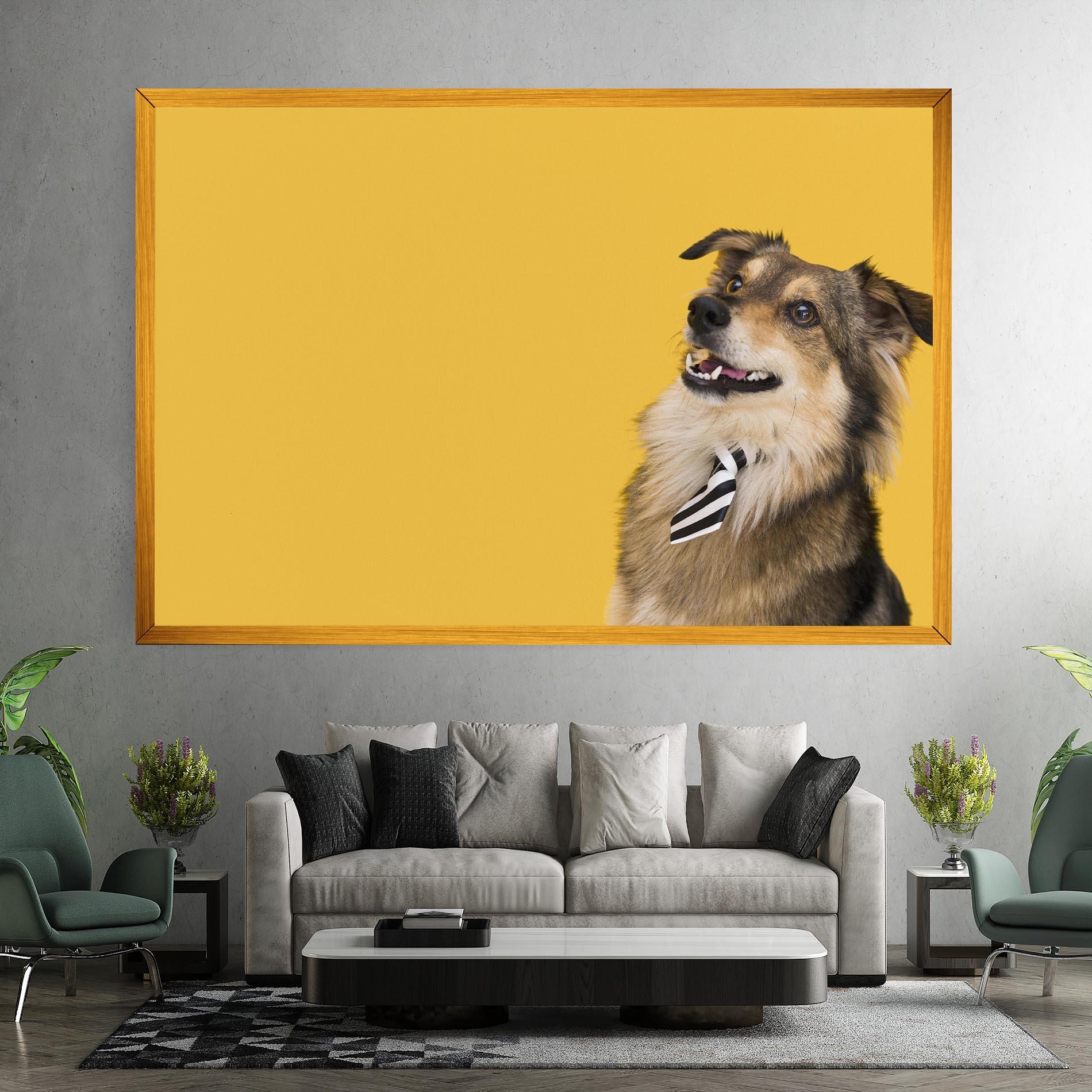 Vászonkép Cute Smiling Dog mockup 7