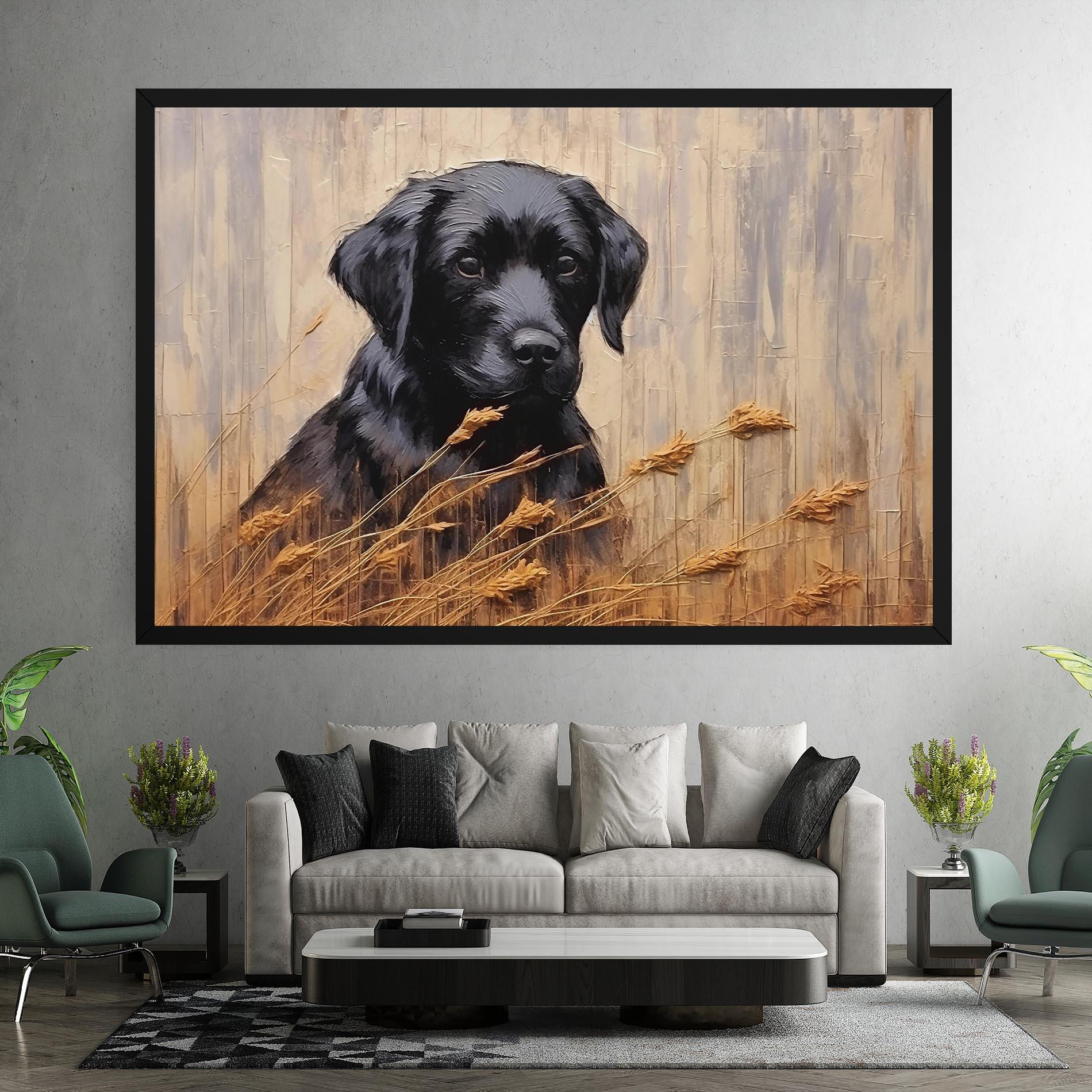 Vászonkép Black Dog Art mockup 7