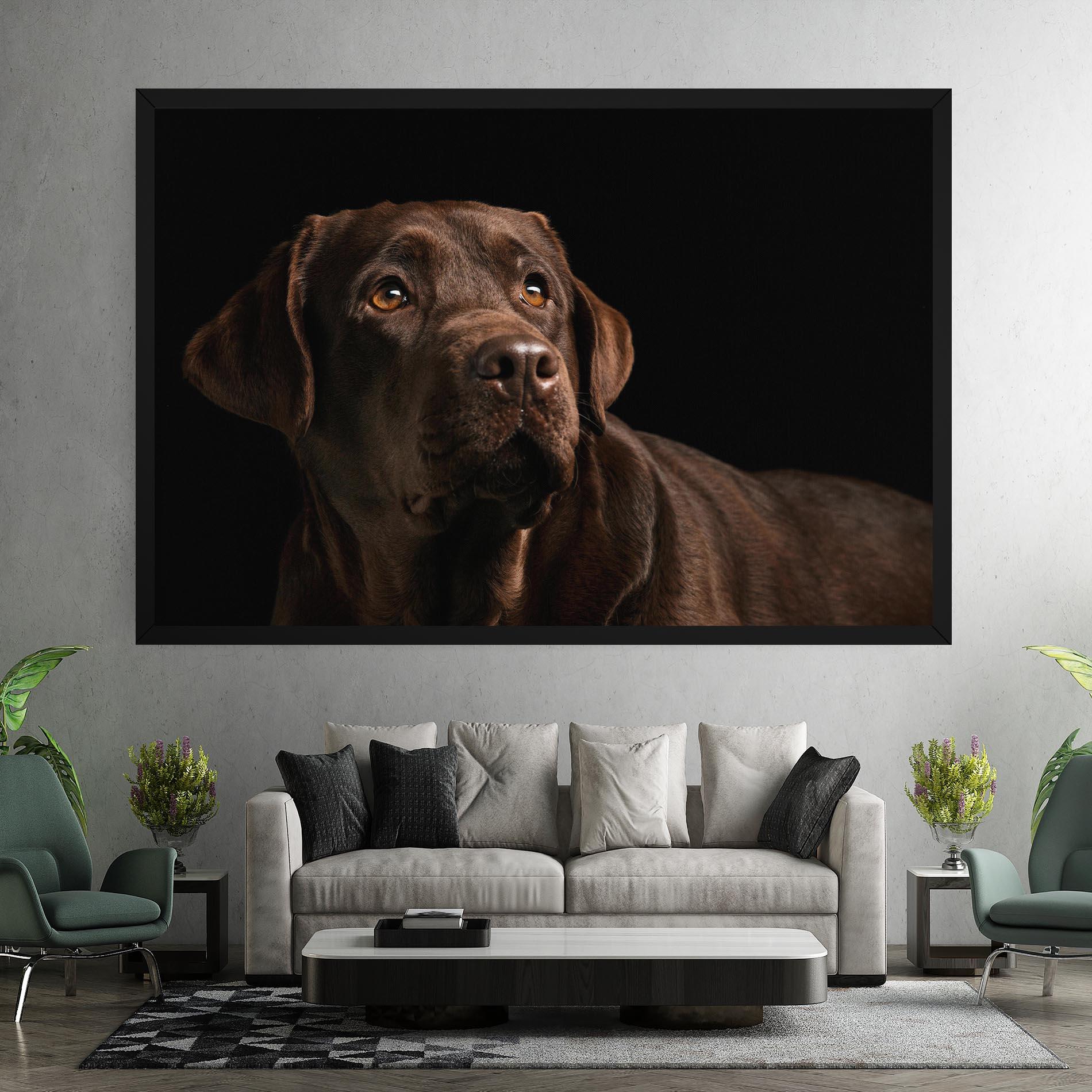 Vászonkép Brown Labrador mockup 7