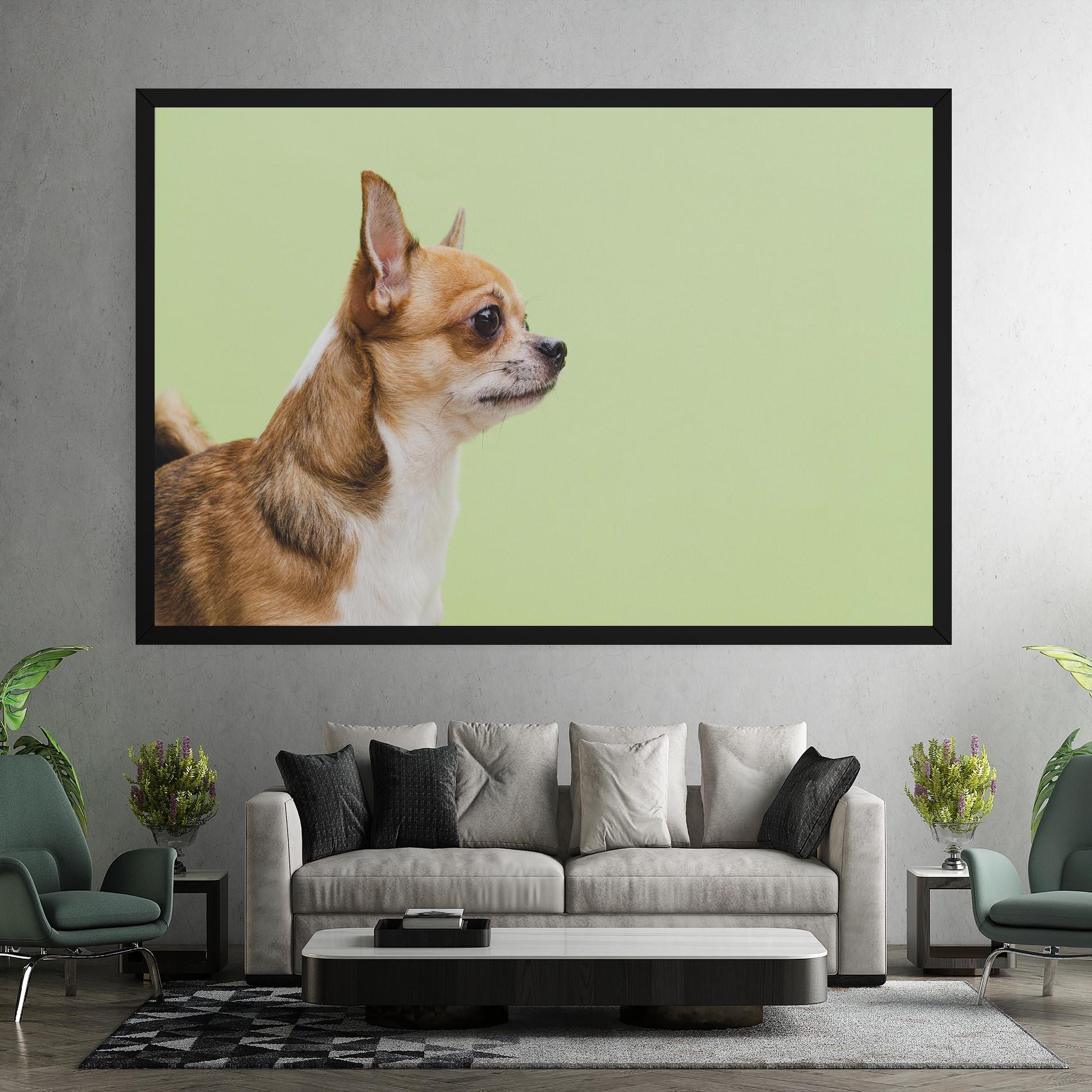 Vászonkép Chihuahua Dog mockup 7