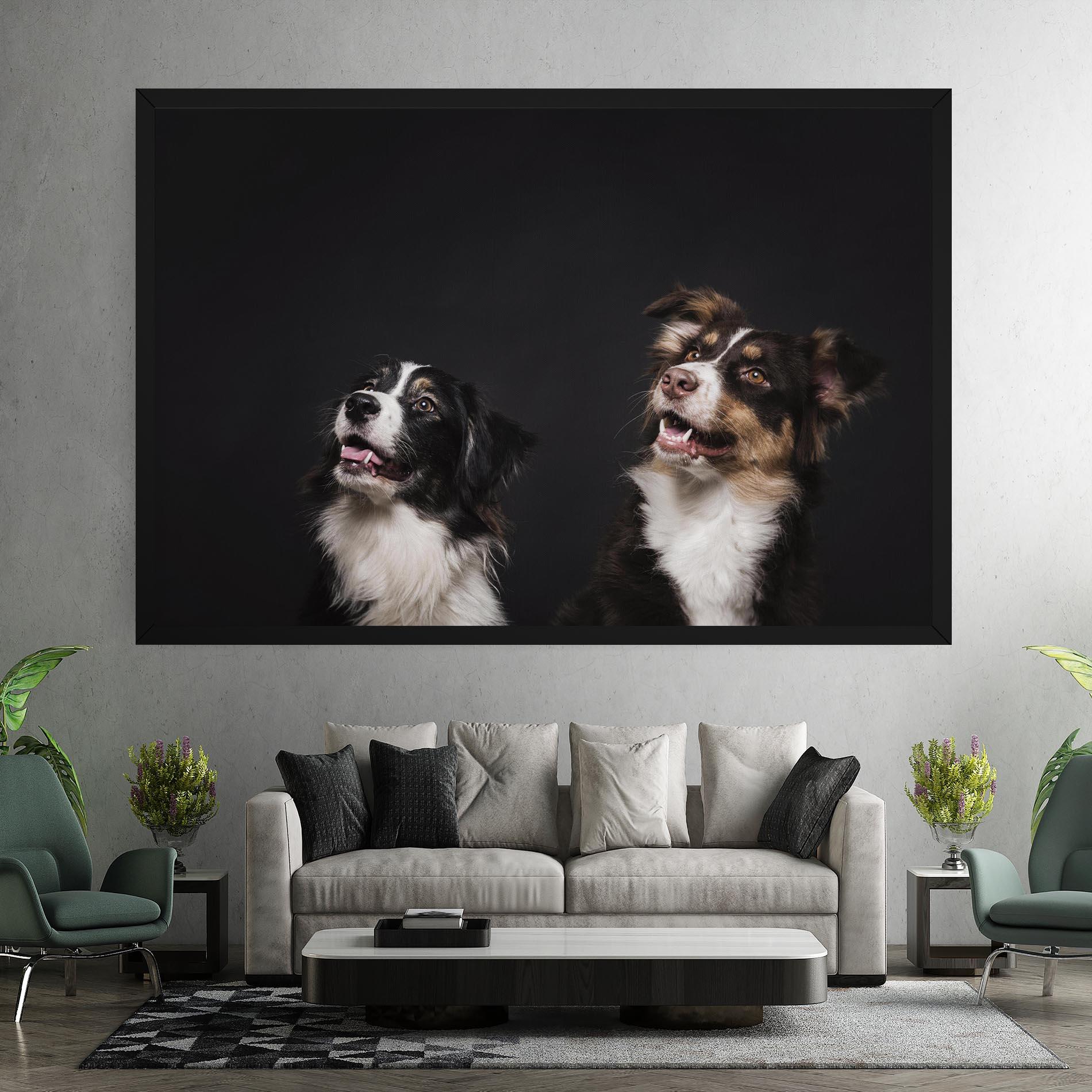 Vászonkép Cute Dogs Standing mockup 7
