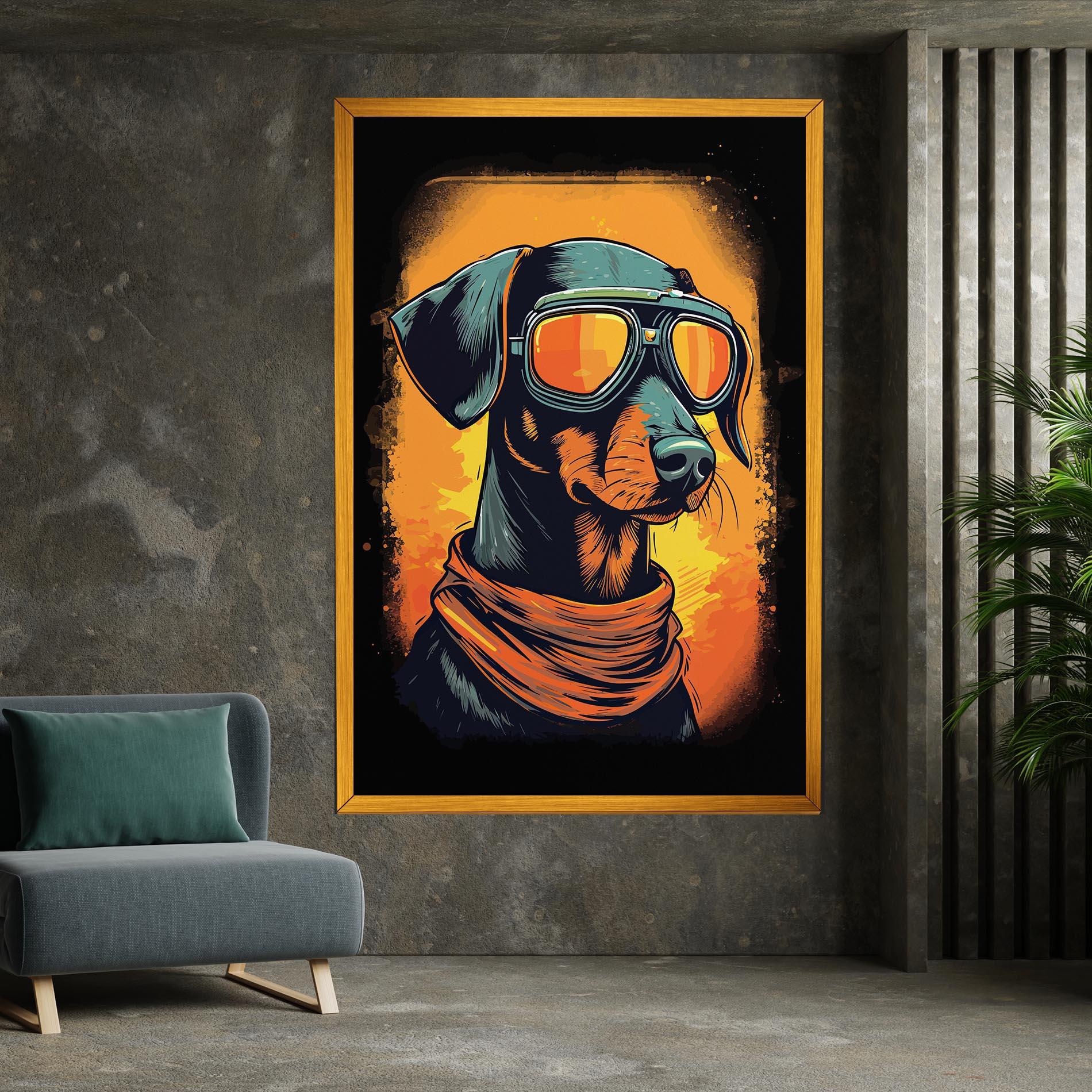 Vászonkép Cool Dog mockup 7