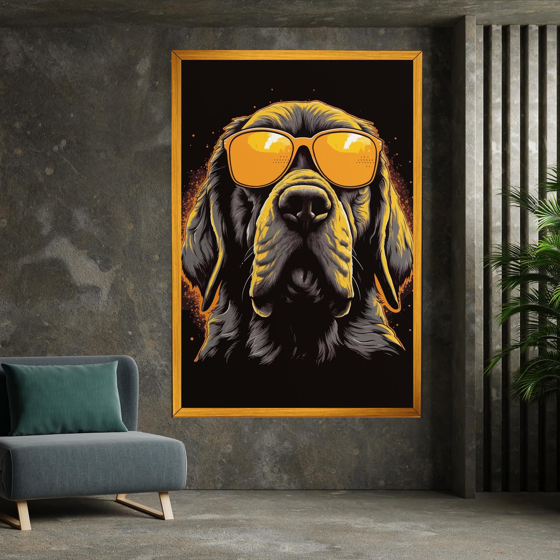 Vászonkép Coolest Dog mockup 7