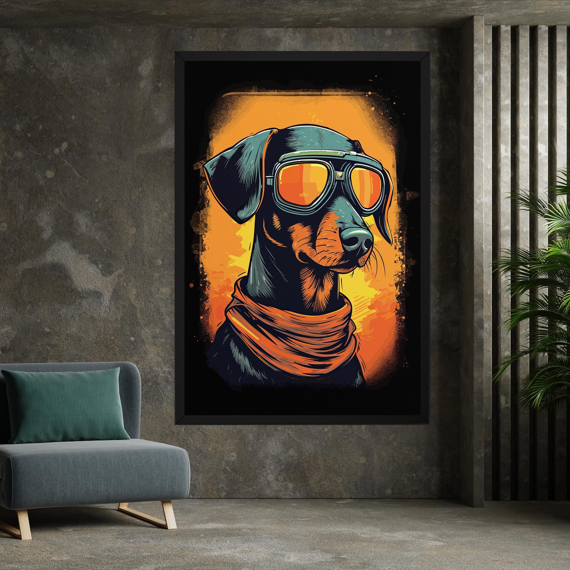Vászonkép Cool Dog mockup 7