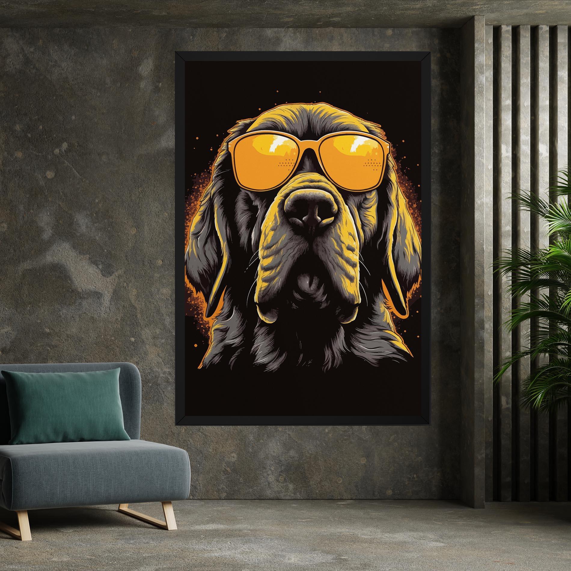 Vászonkép Coolest Dog mockup 7