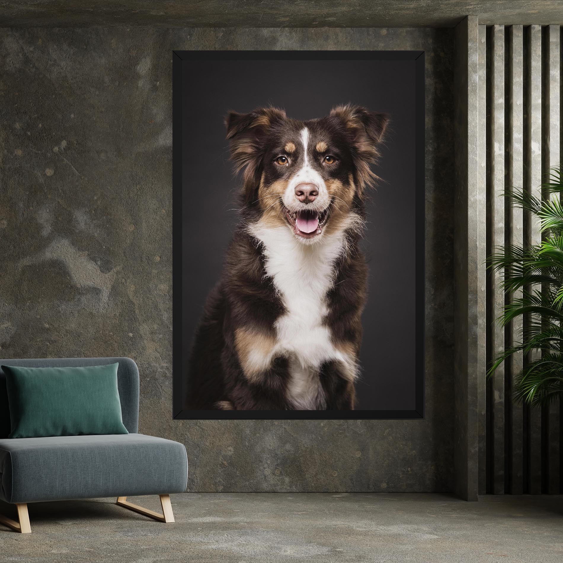 Cute Dog Sitting mockup 7