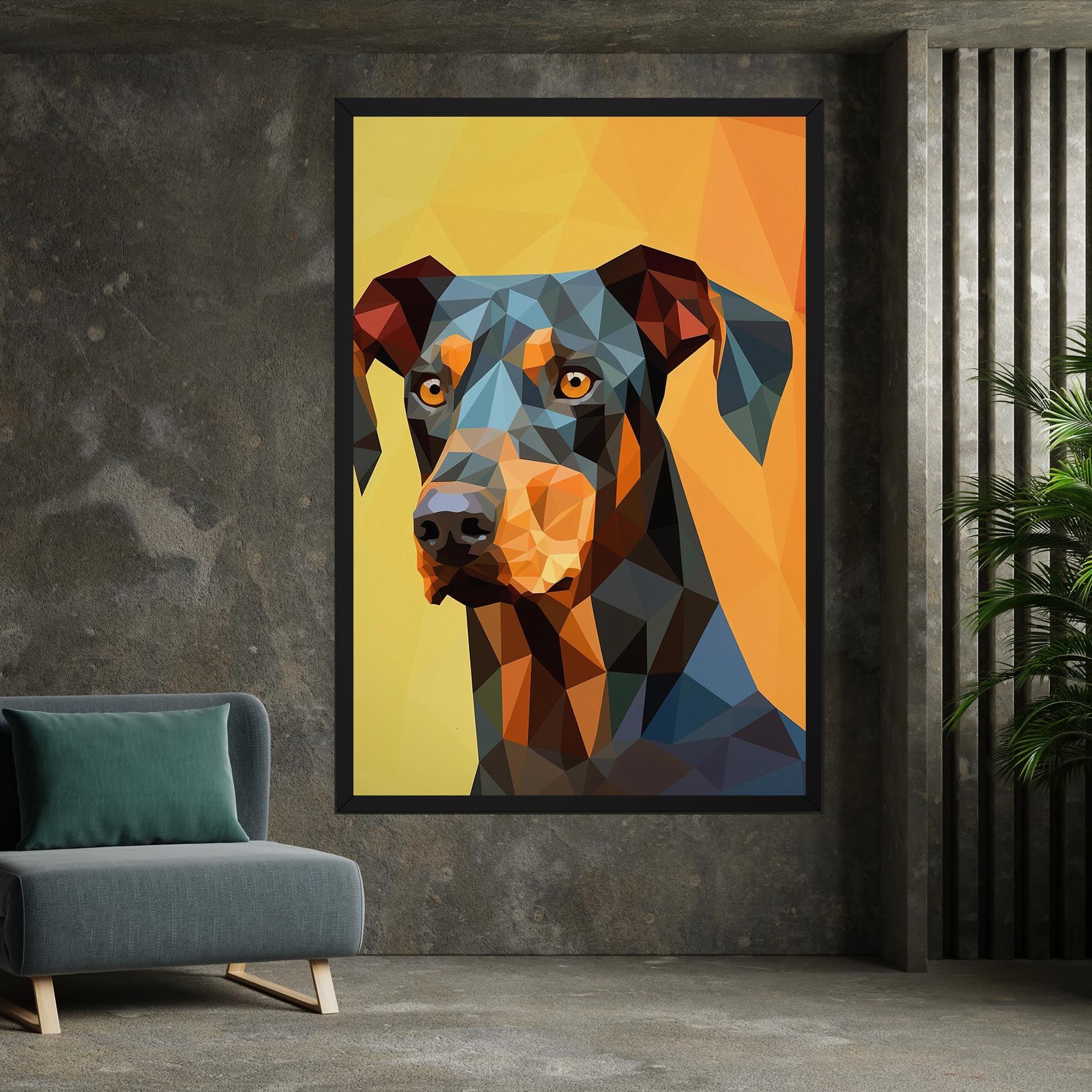 Digital Art Dog mockup 7