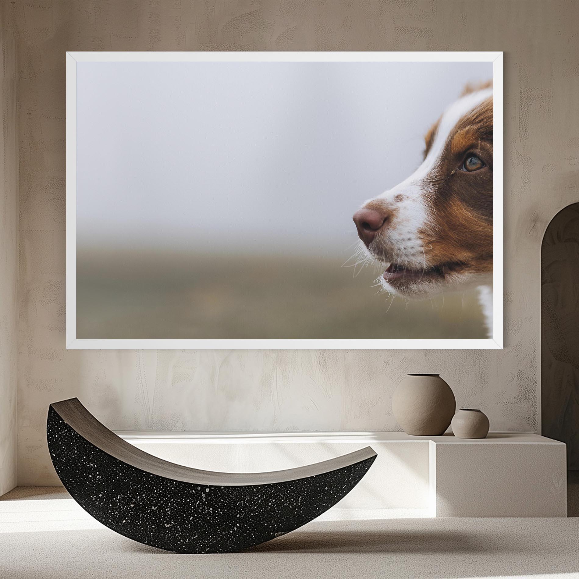 Vászonkép Brown White Dog mockup 8