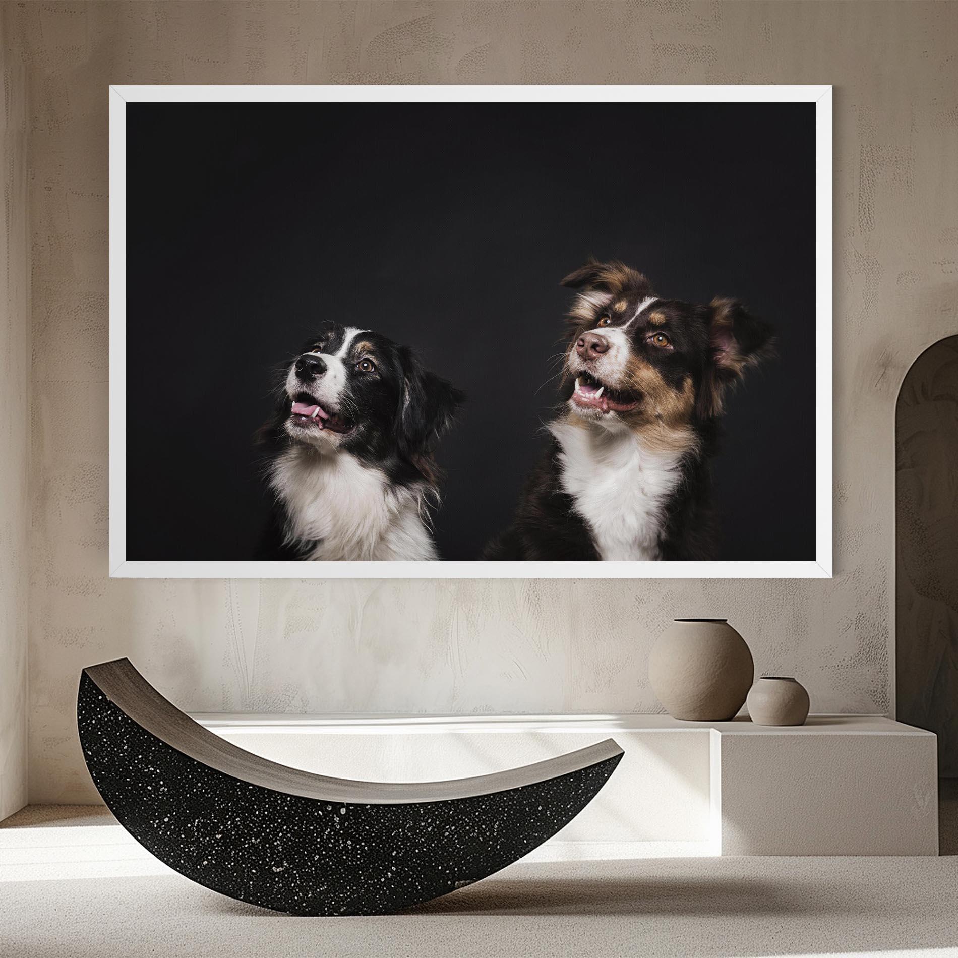 Vászonkép Cute Dogs Standing mockup 8