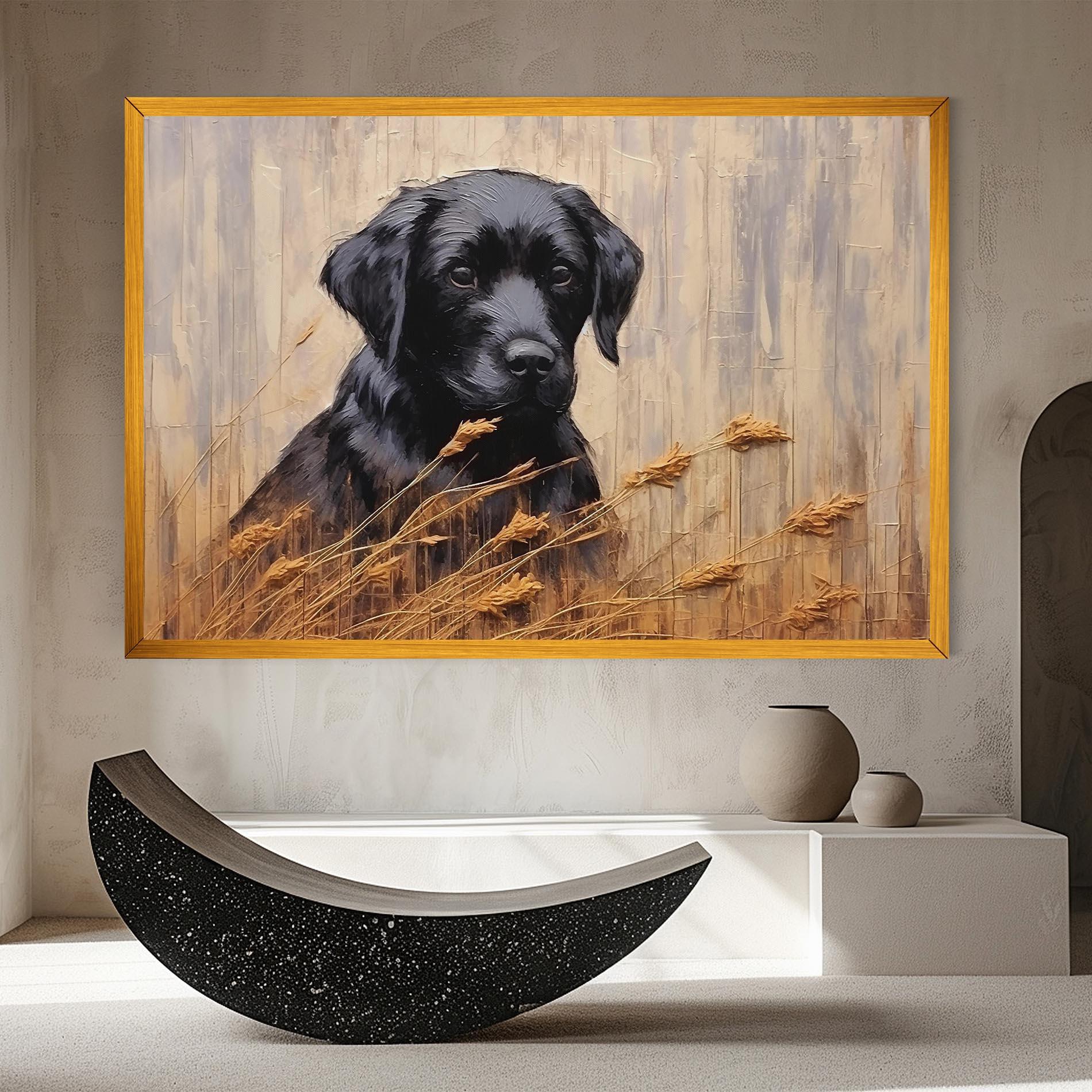 Vászonkép Black Dog Art mockup 8