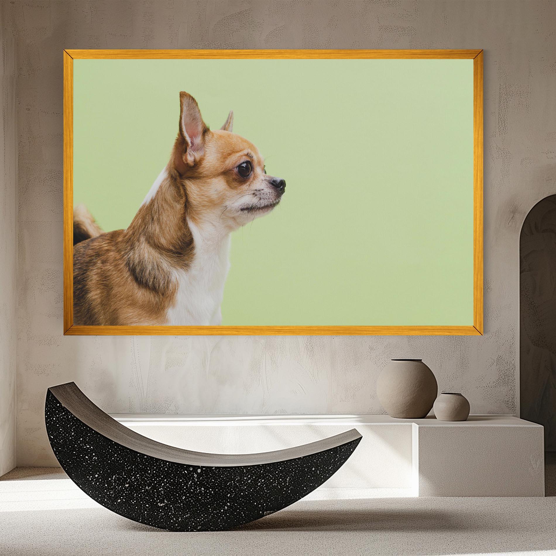 Vászonkép Chihuahua Dog mockup 8