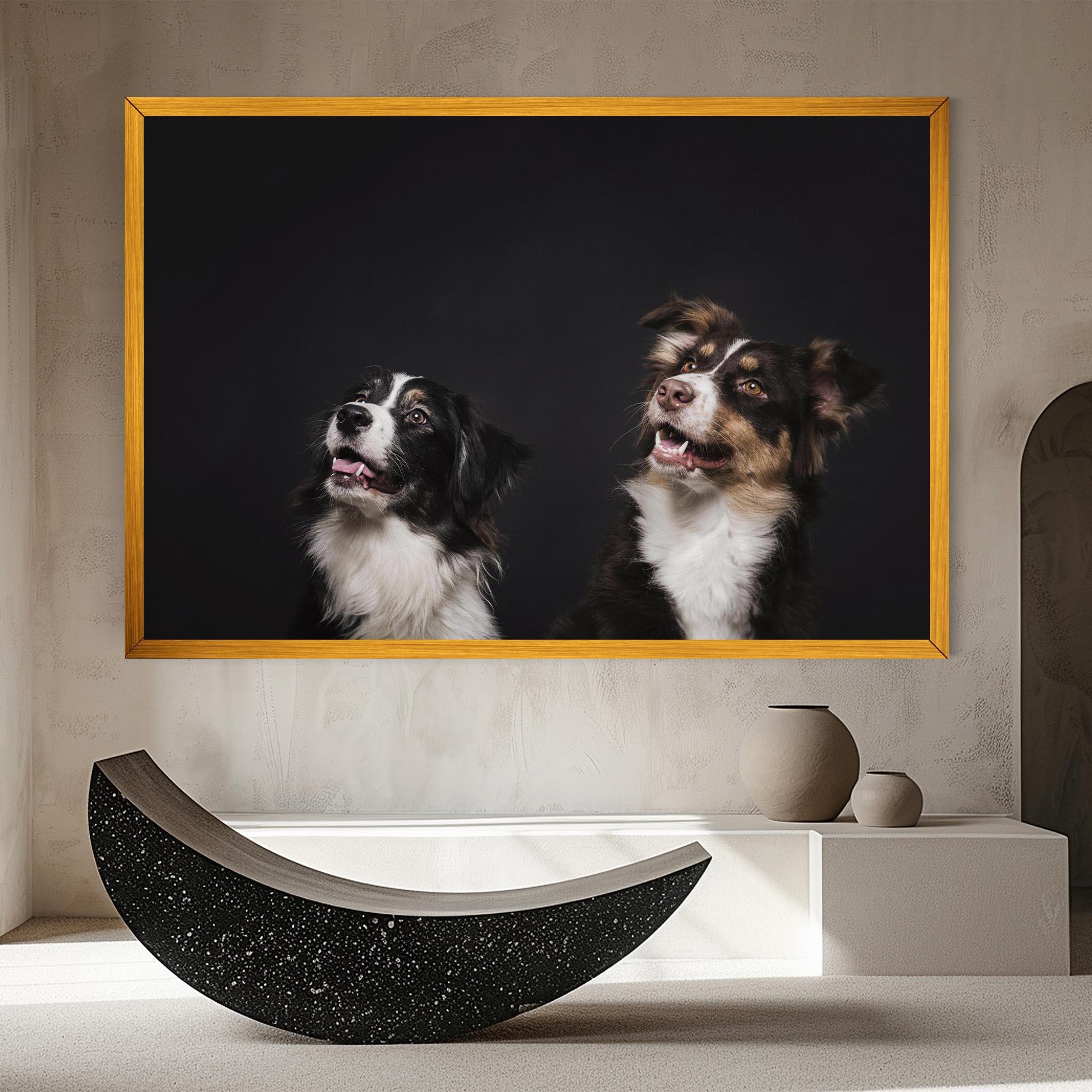 Vászonkép Cute Dogs Standing mockup 8