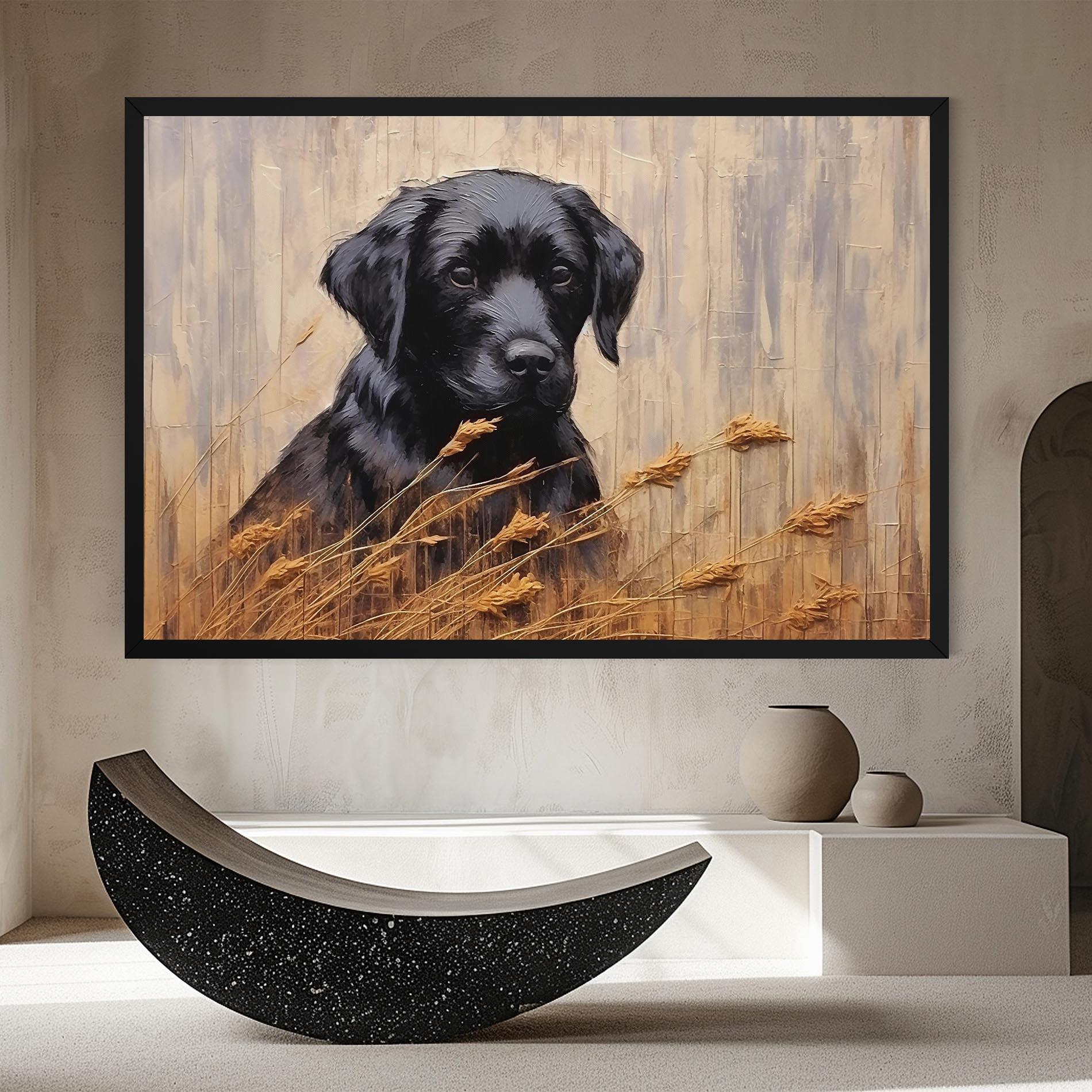 Vászonkép Black Dog Art mockup 8
