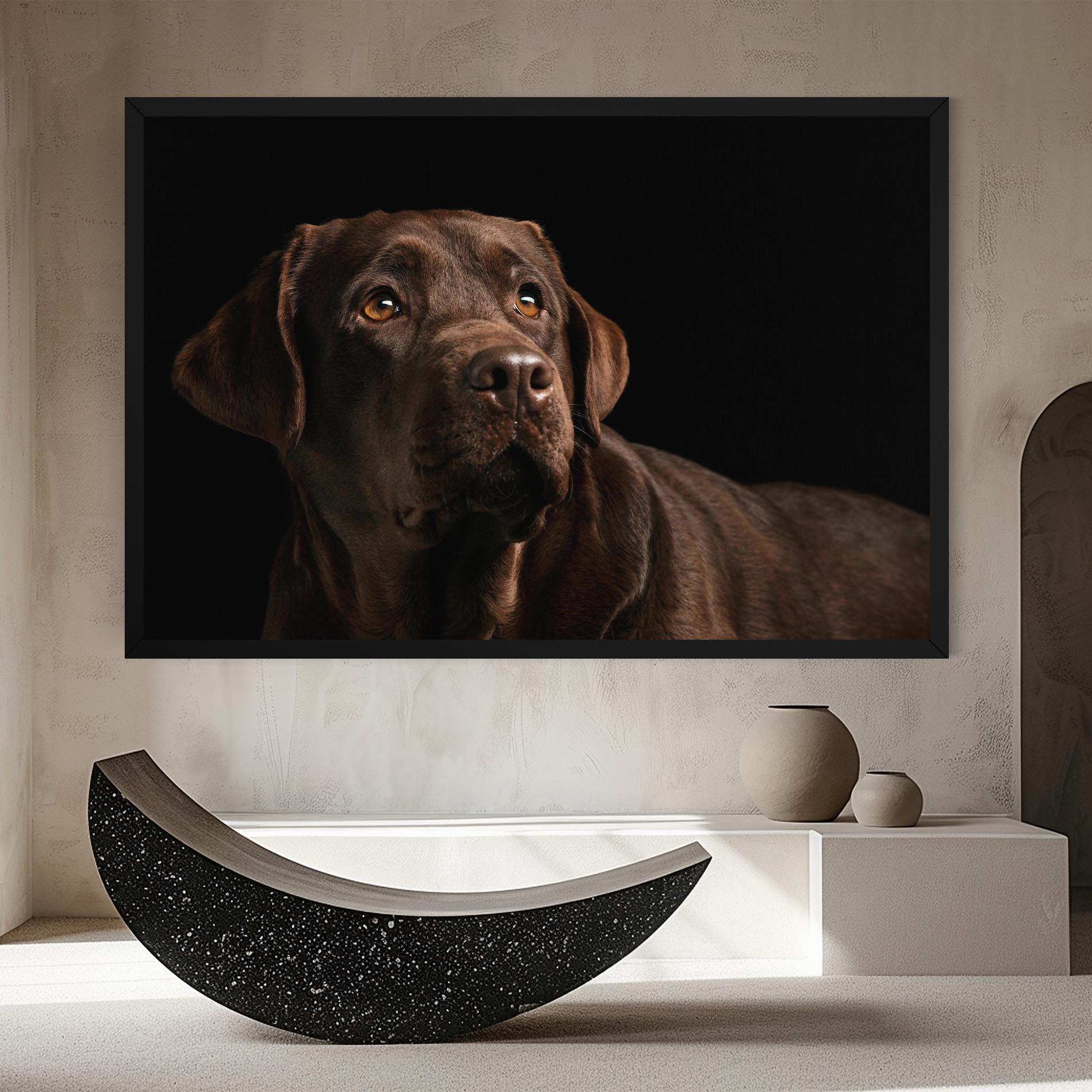 Vászonkép Brown Labrador mockup 8
