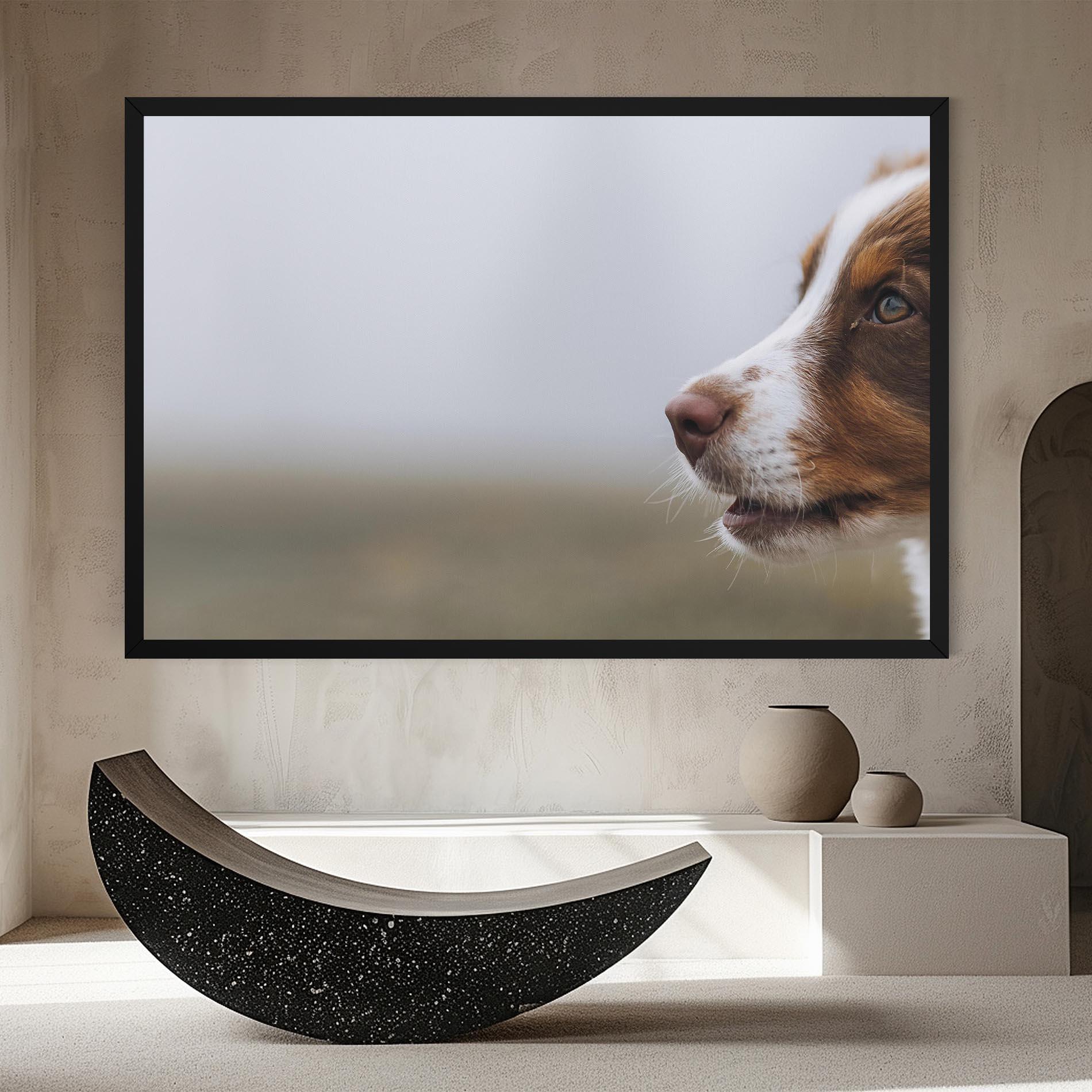 Vászonkép Brown White Dog mockup 8