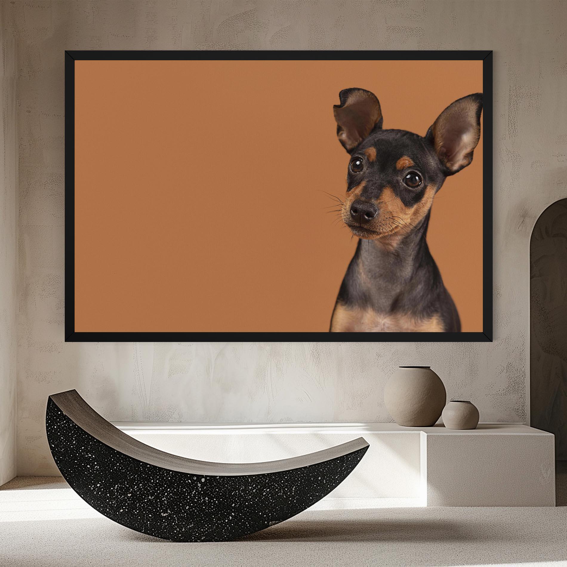Vászonkép Cute Dog Portrait mockup 8