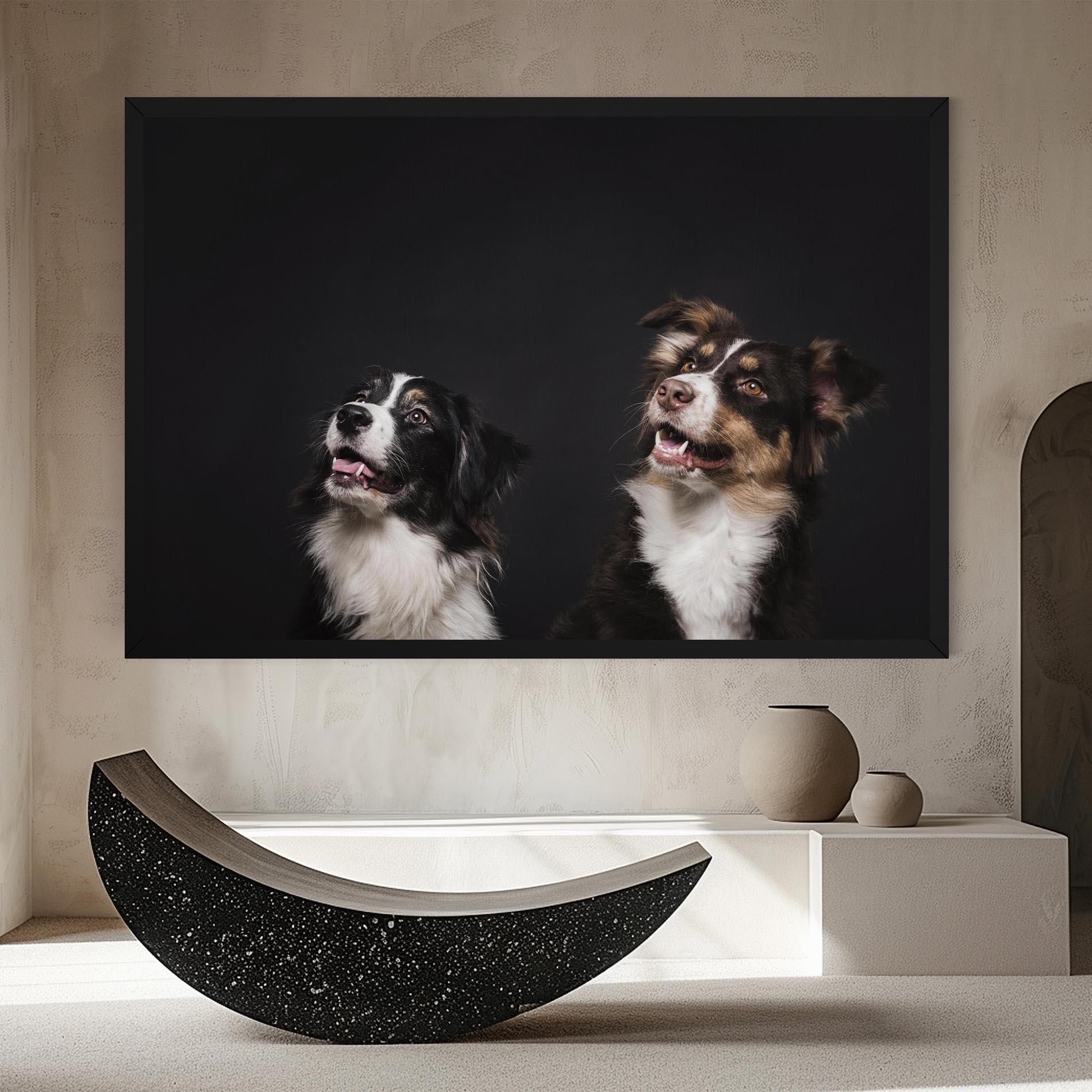 Vászonkép Cute Dogs Standing mockup 8