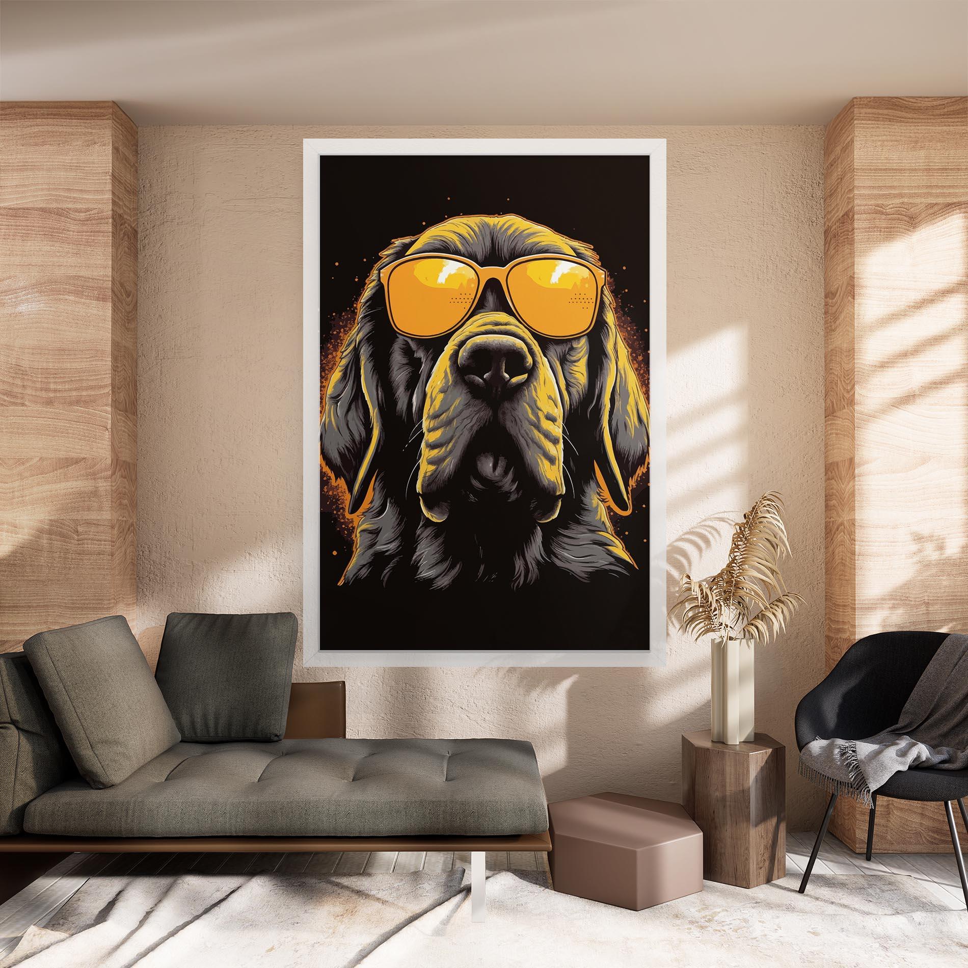 Vászonkép Coolest Dog mockup 8