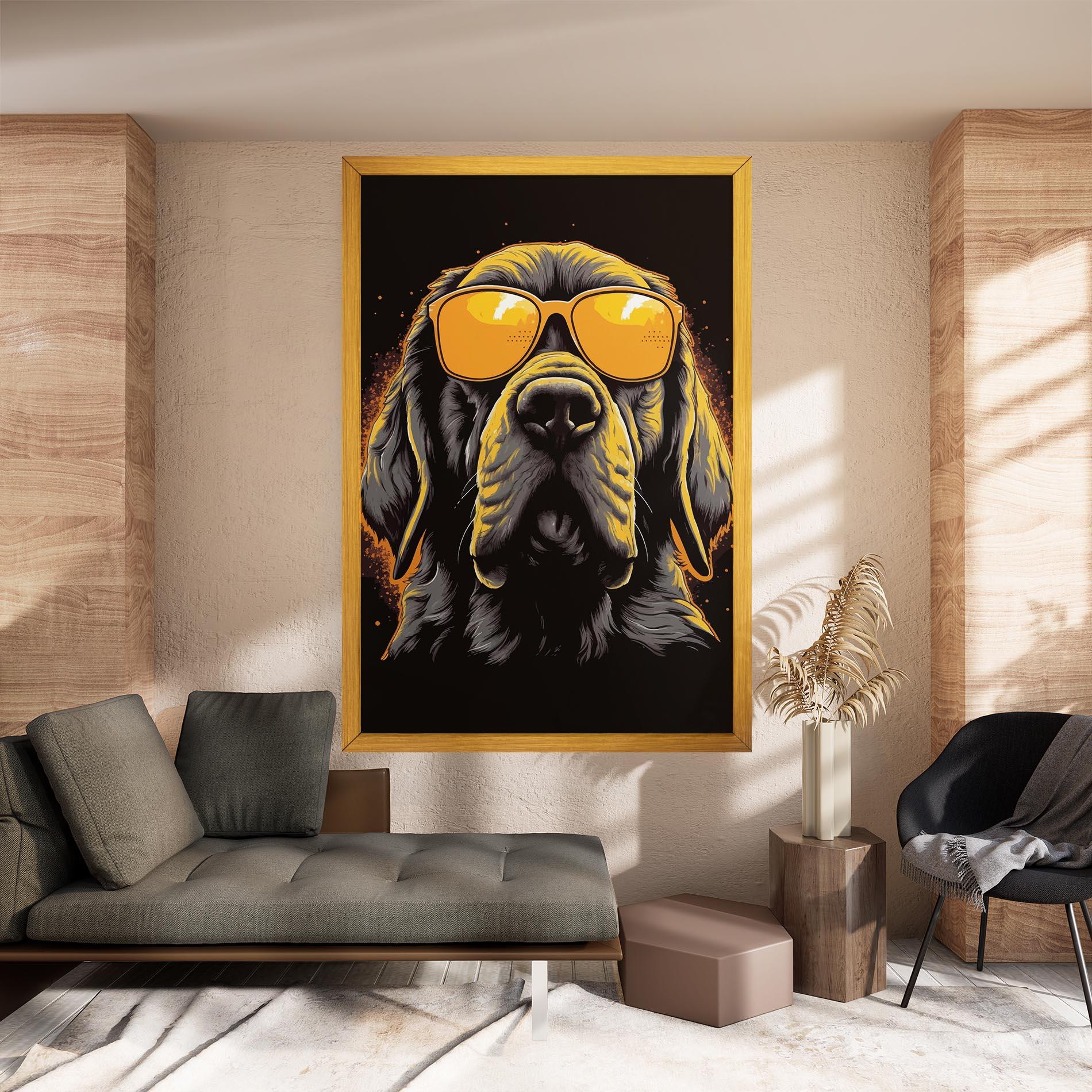 Vászonkép Coolest Dog mockup 8