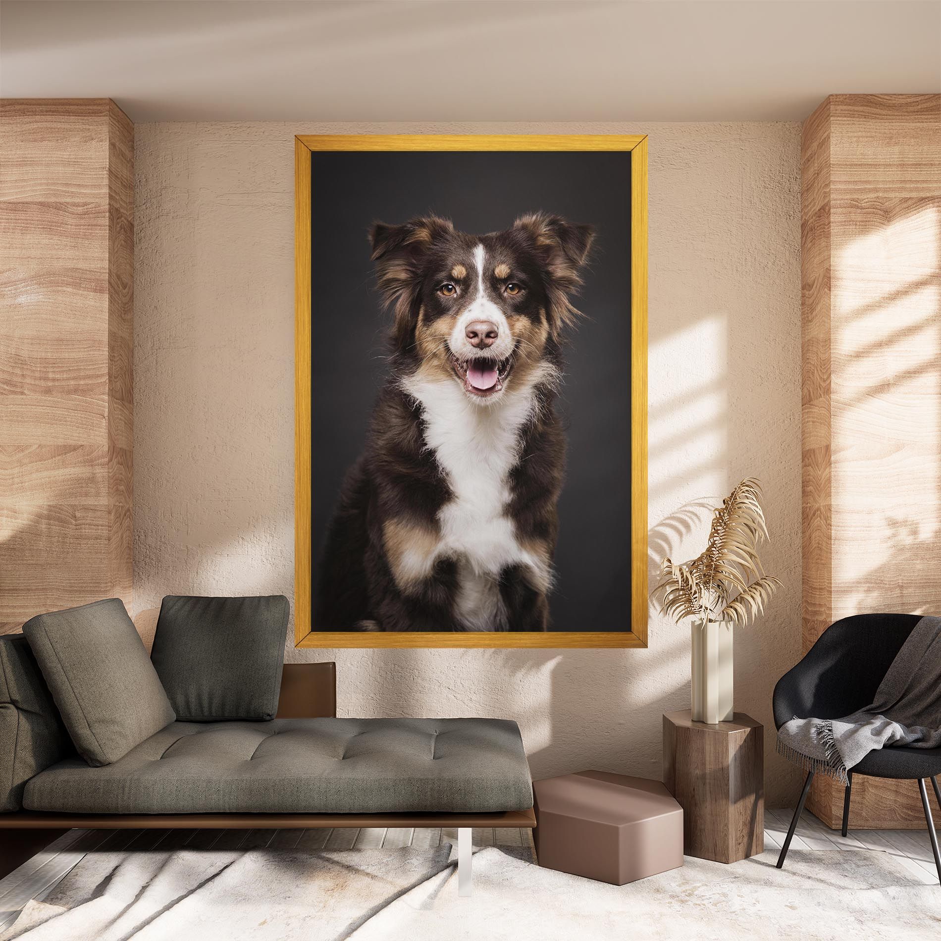 Cute Dog Sitting mockup 8