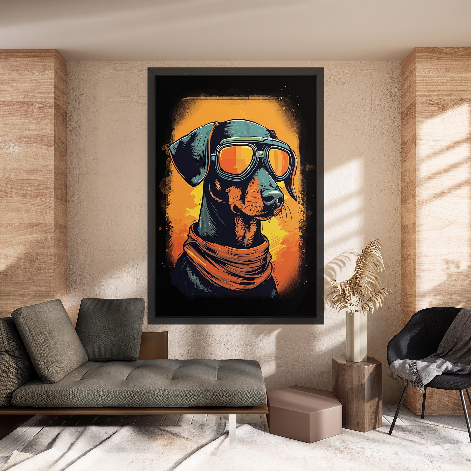 Vászonkép Cool Dog mockup 8