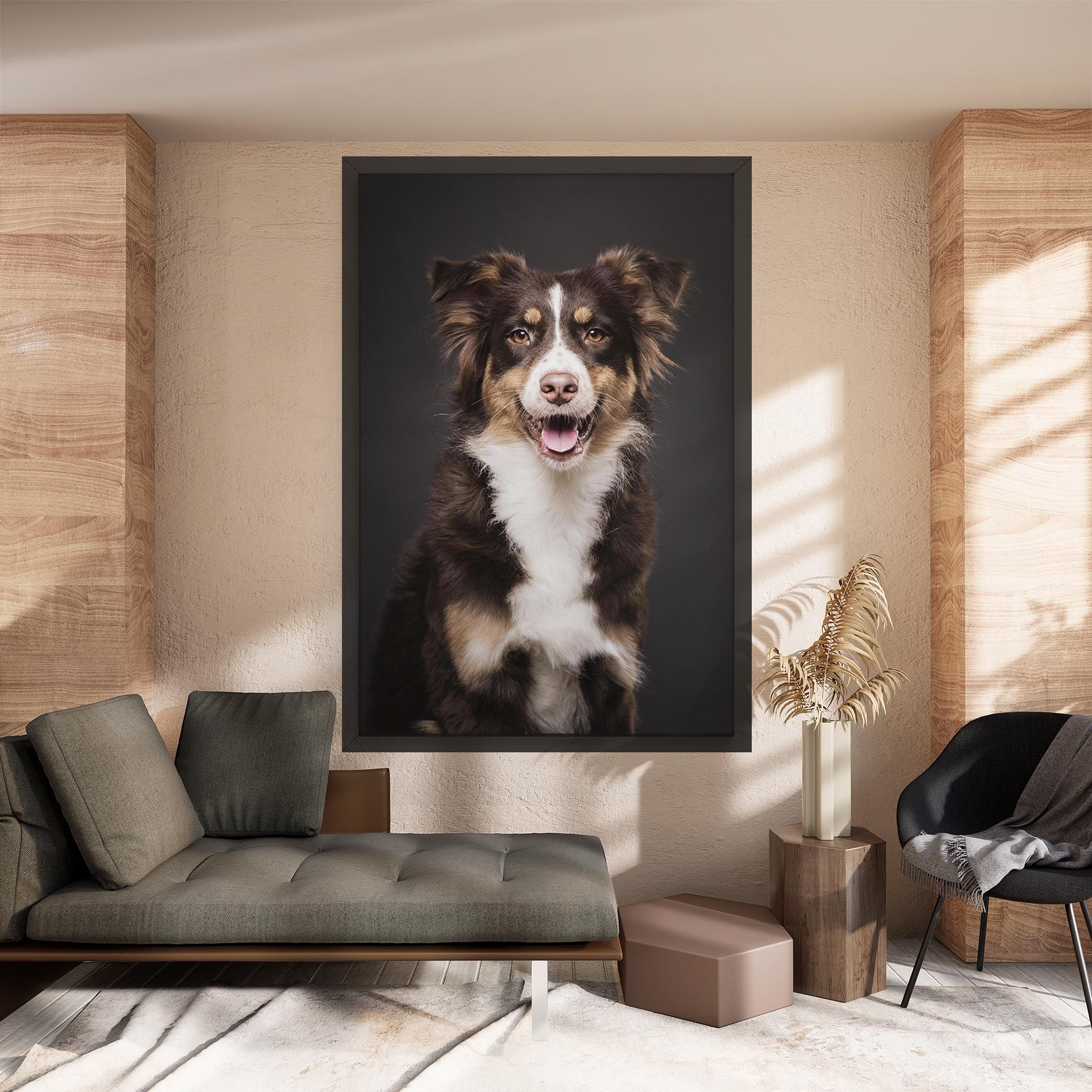 Cute Dog Sitting mockup 8