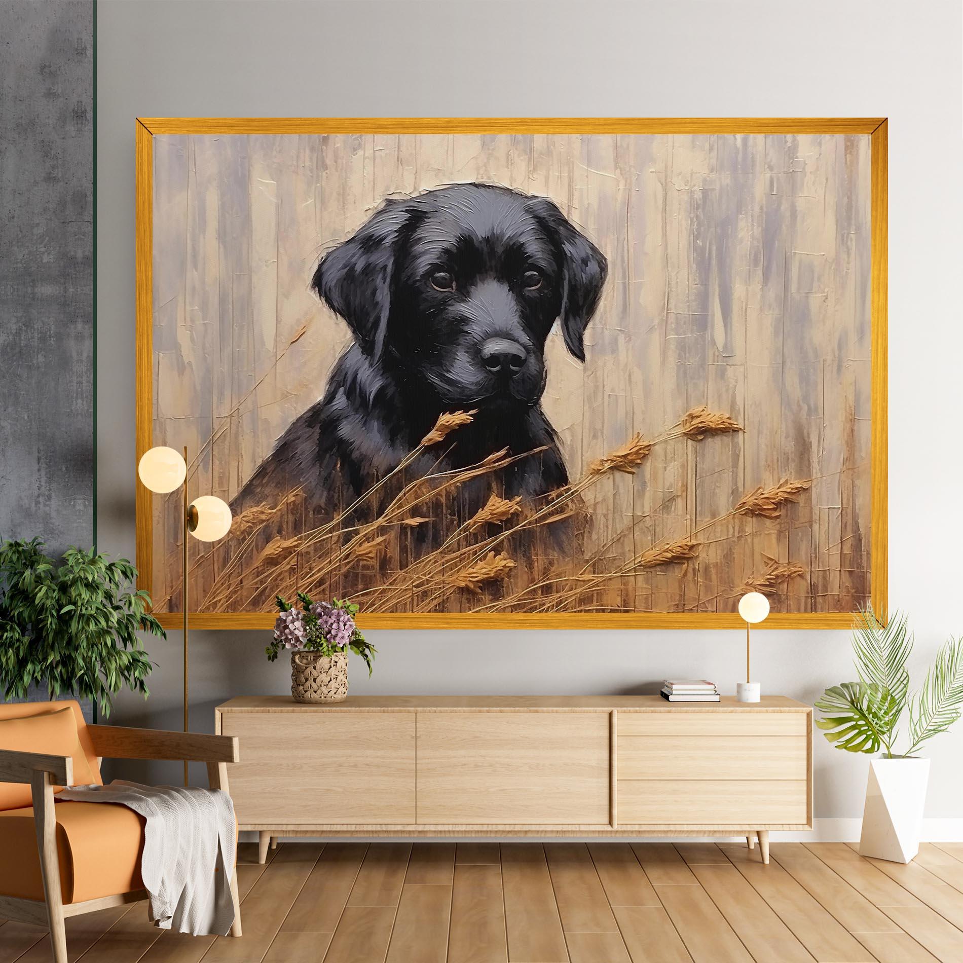 Vászonkép Black Dog Art mockup 9