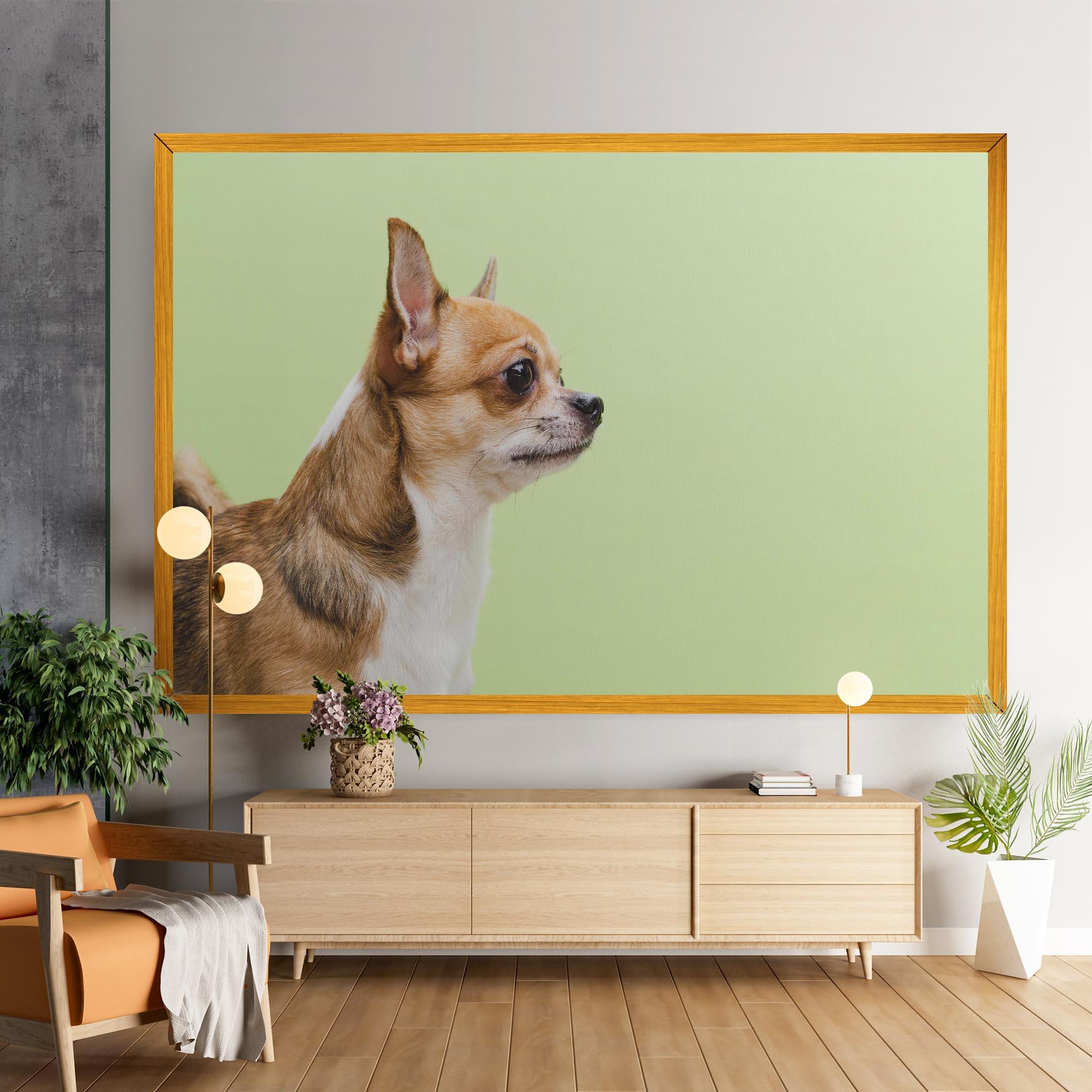Vászonkép Chihuahua Dog mockup 9