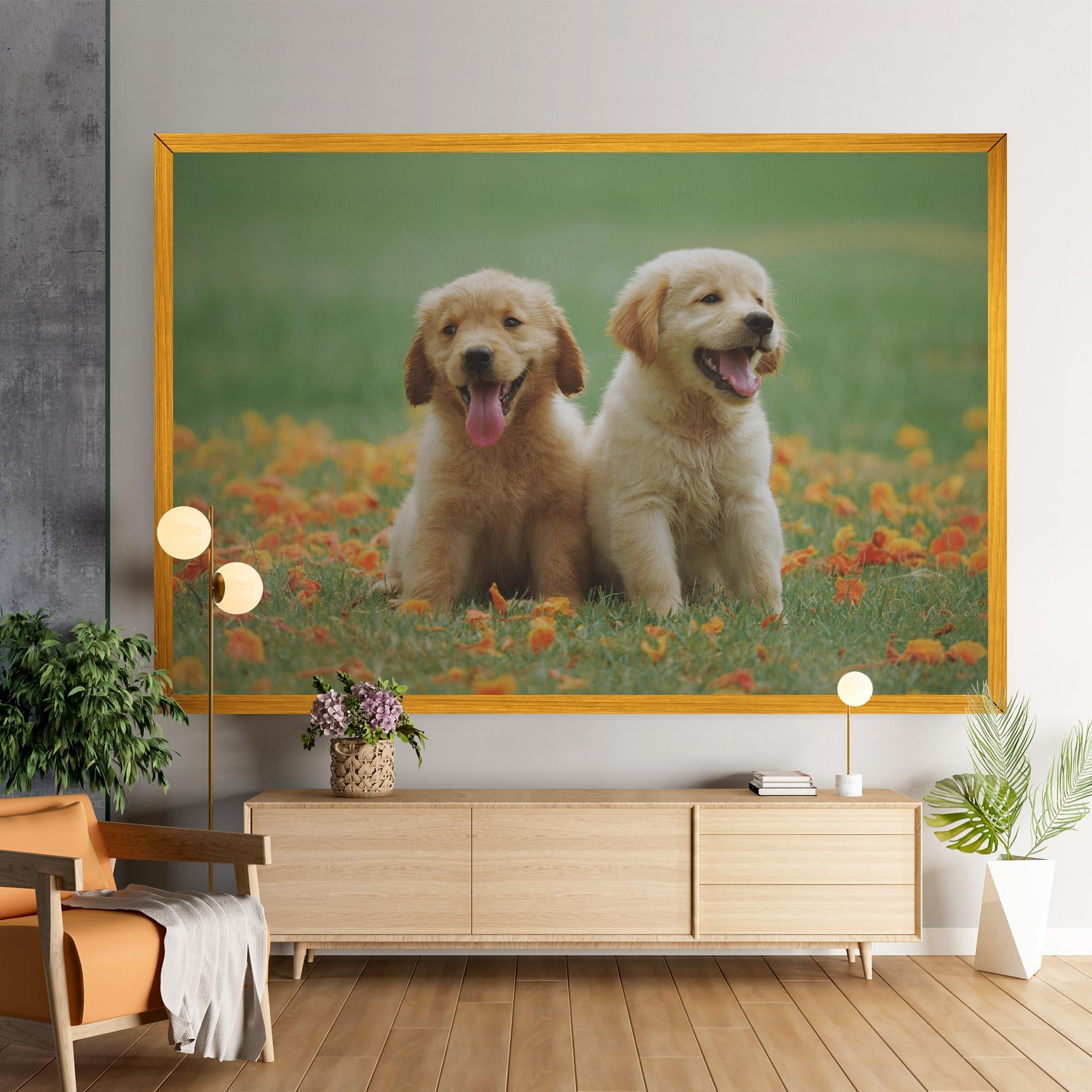 Vászonkép Happy Dogs mockup 9