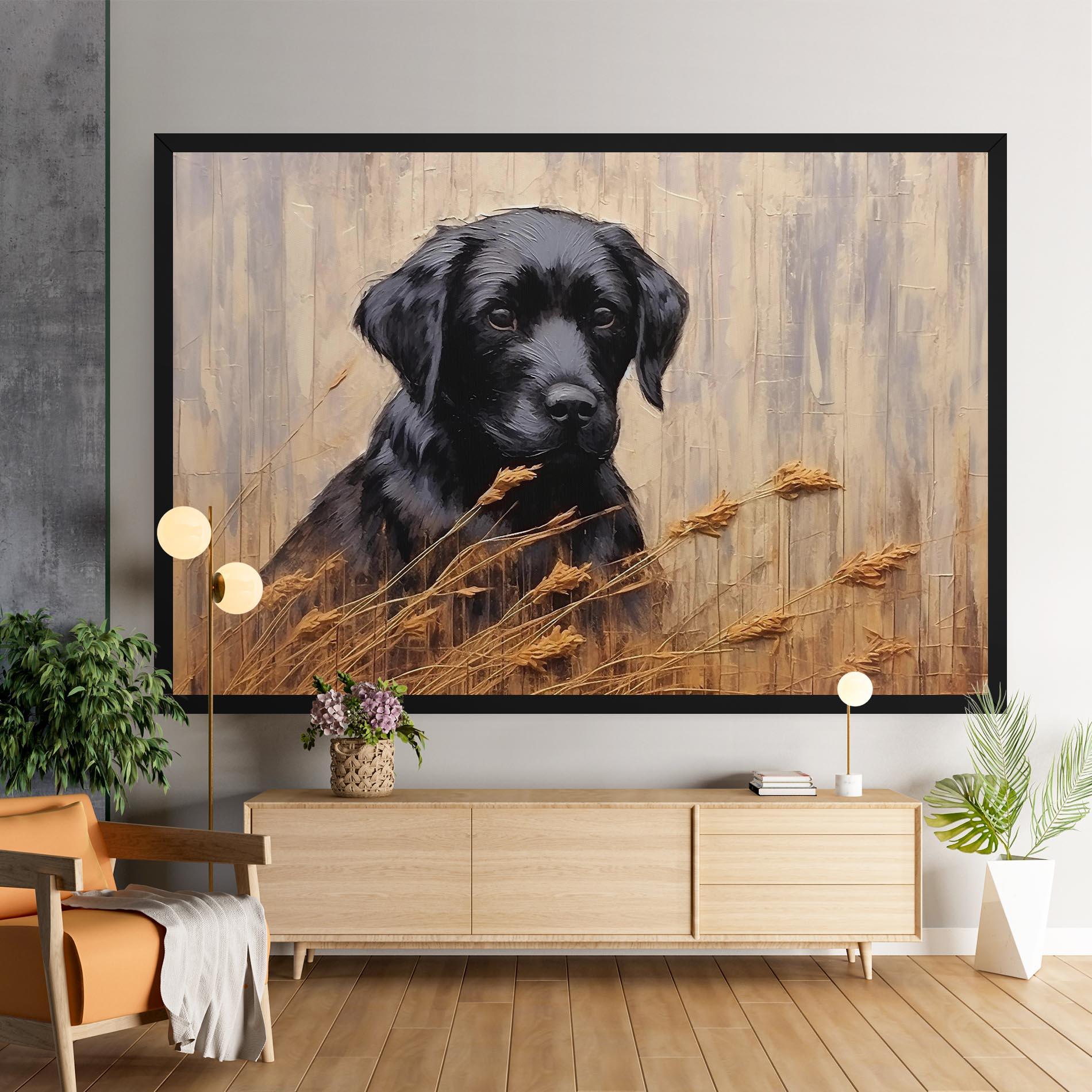 Vászonkép Black Dog Art mockup 9
