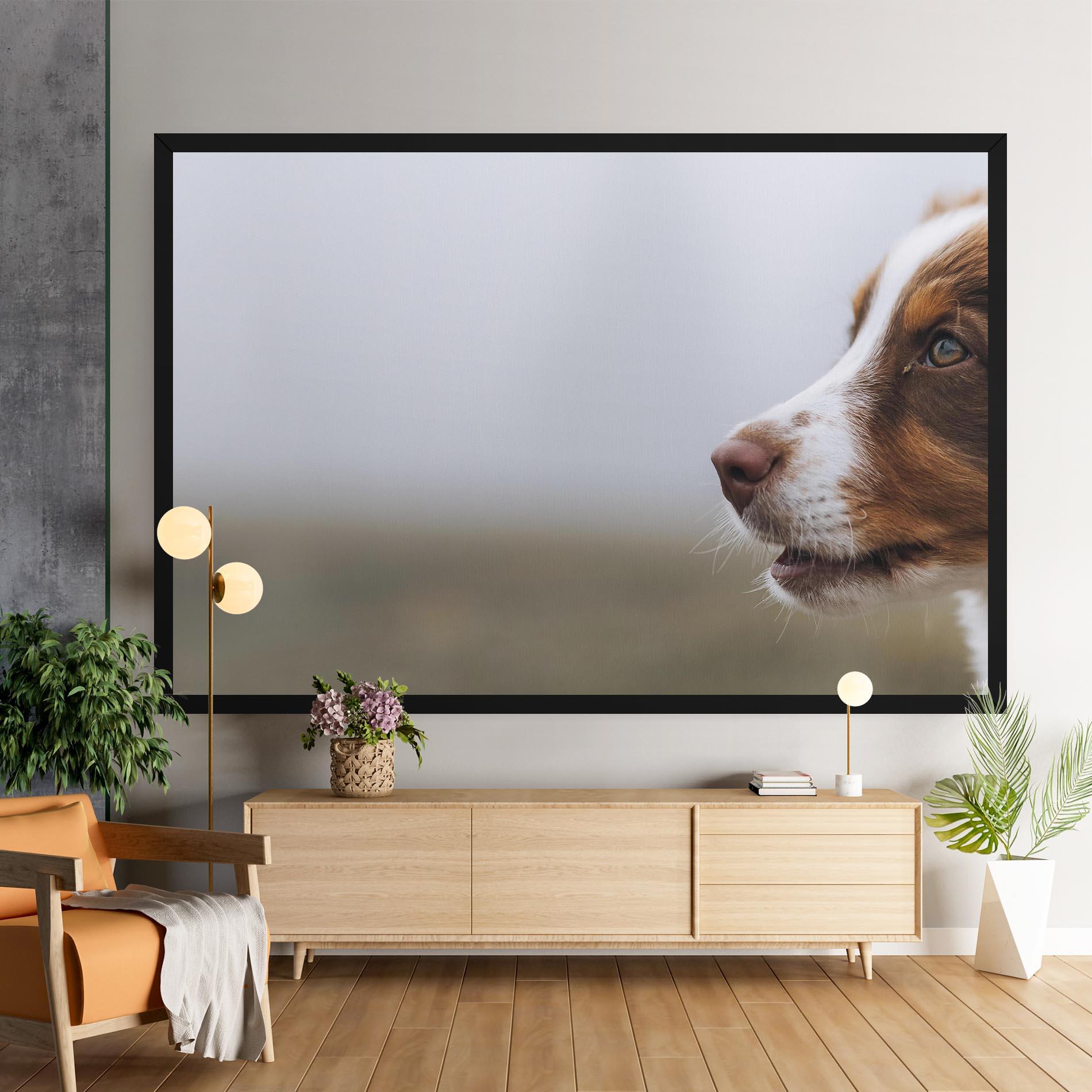 Vászonkép Brown White Dog mockup 9