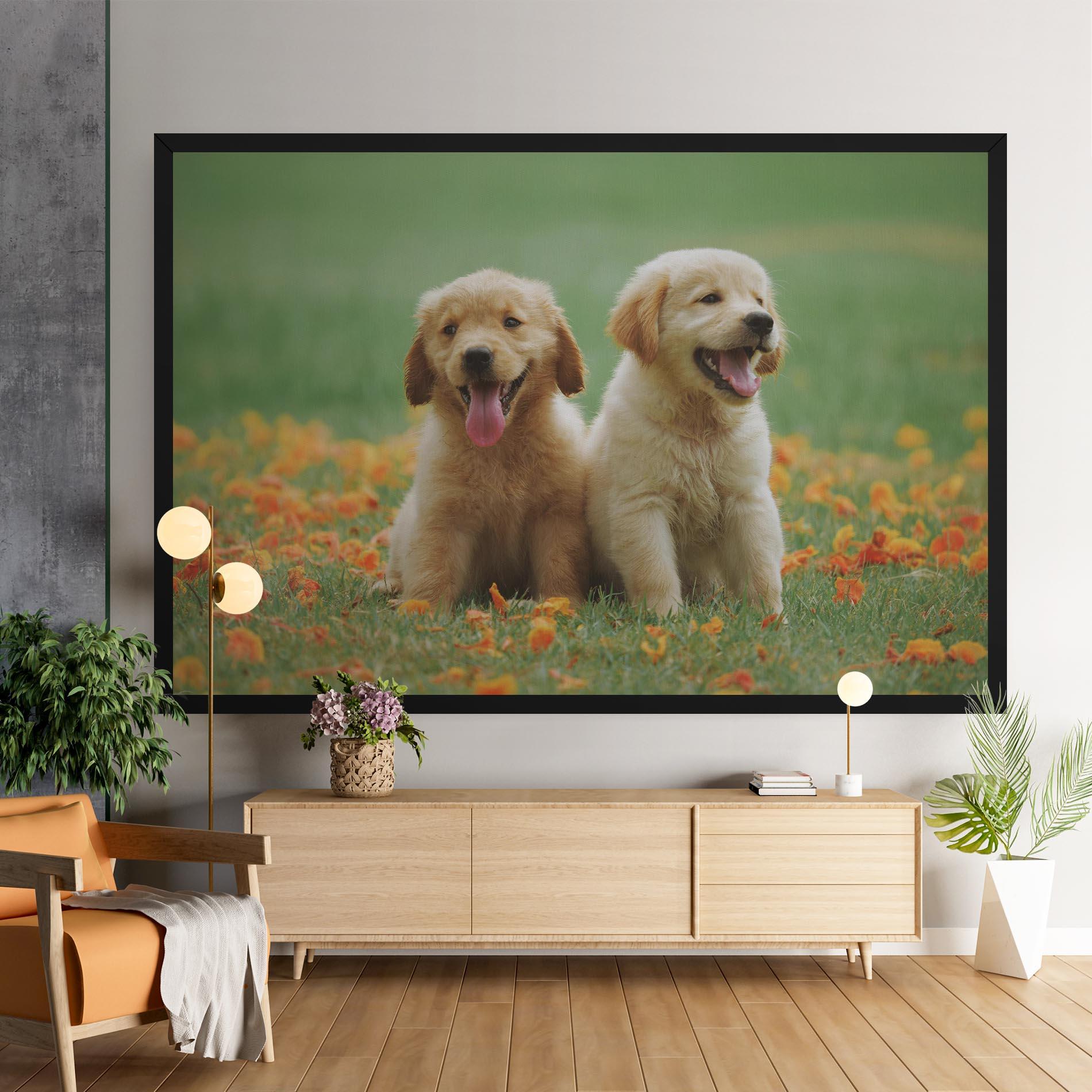 Vászonkép Happy Dogs mockup 9
