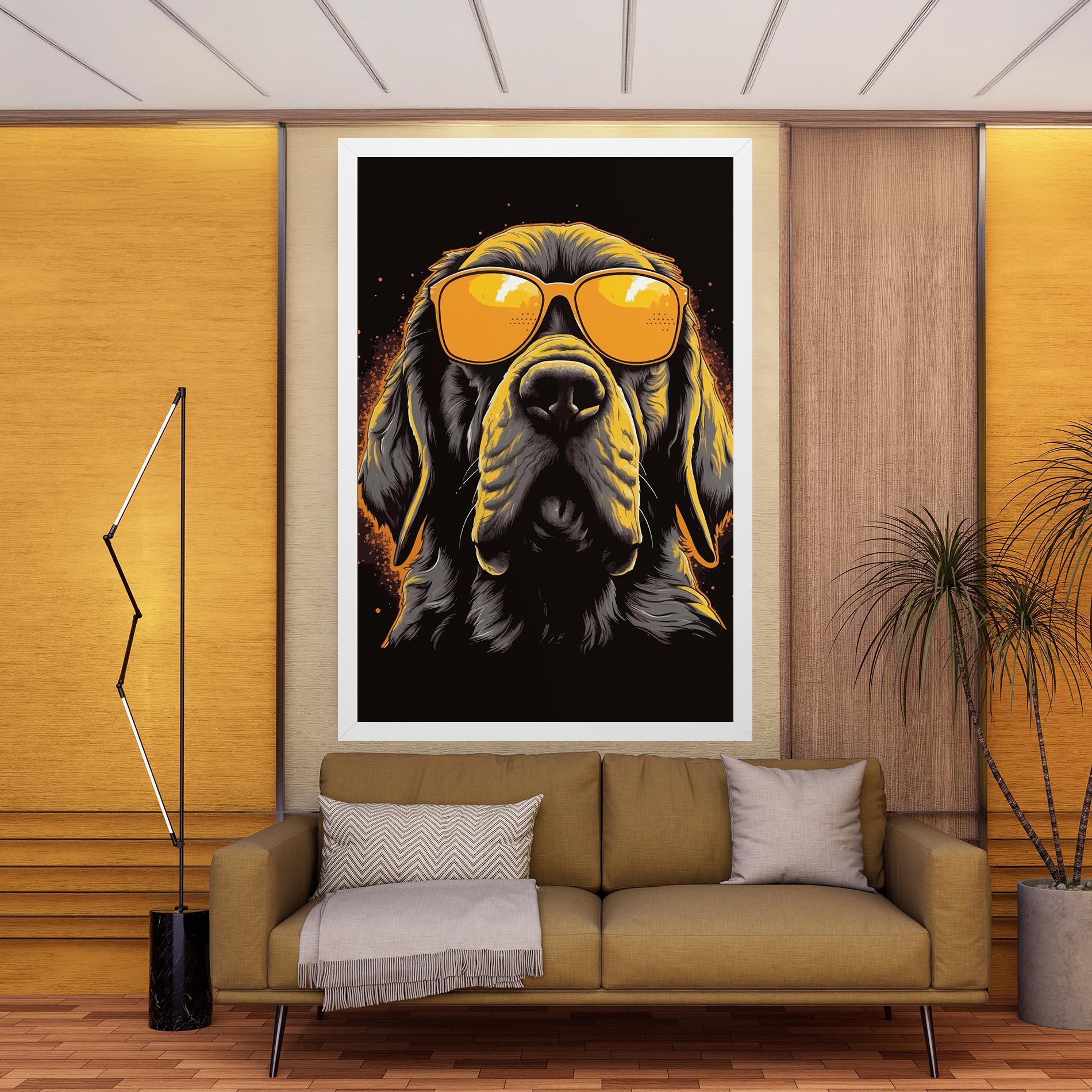 Vászonkép Coolest Dog mockup 9