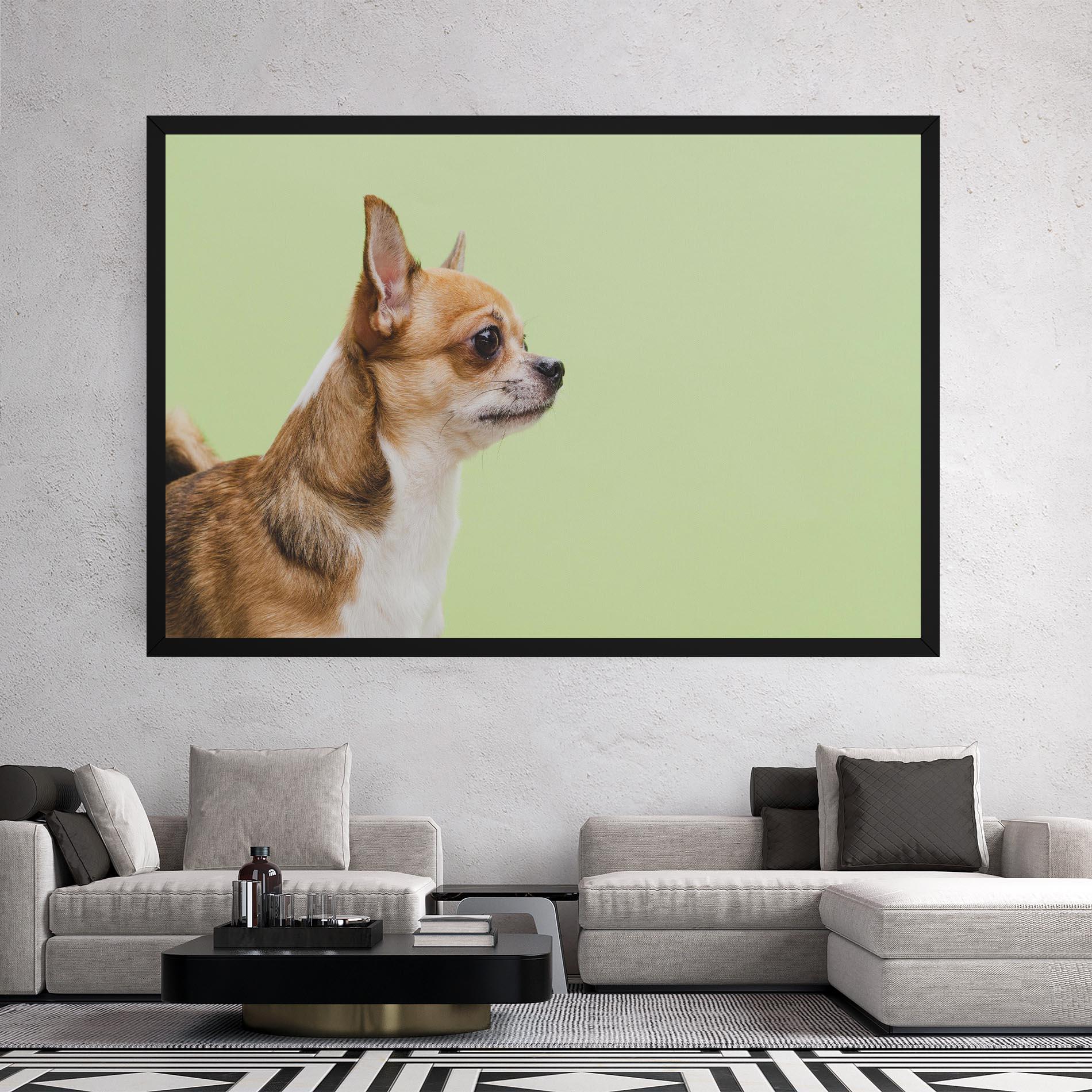 Vászonkép Chihuahua Dog mockup 2