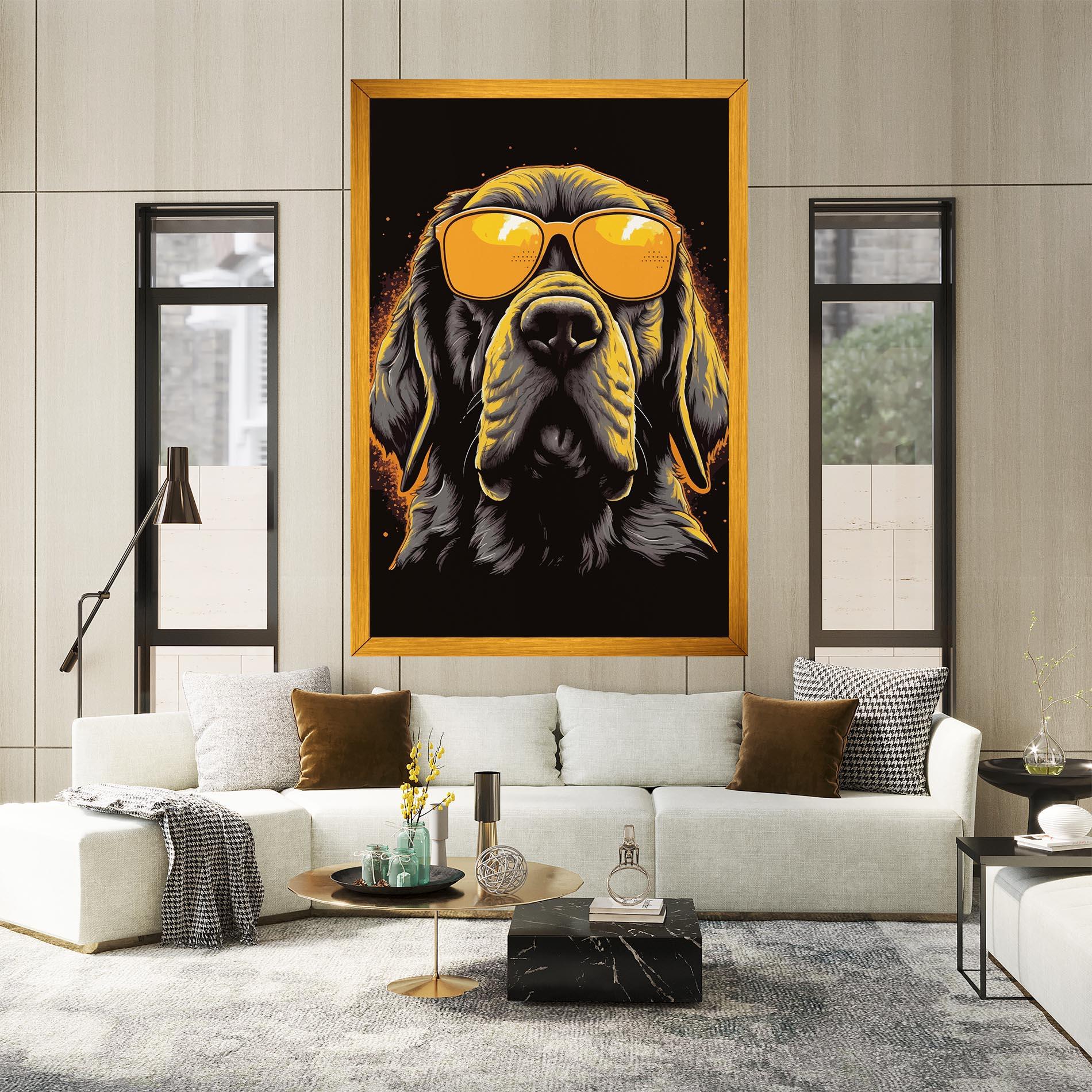Vászonkép Coolest Dog mockup 2