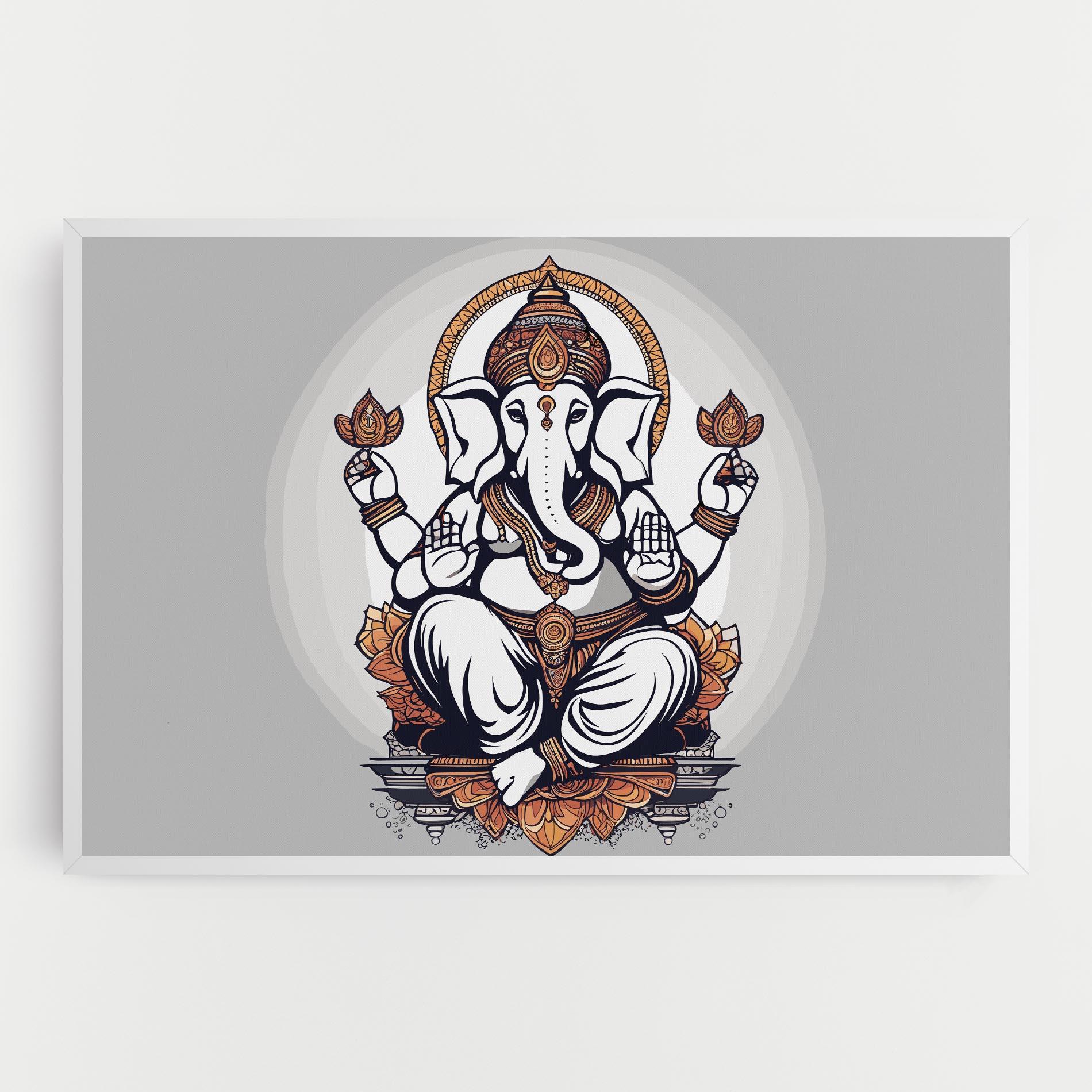 Vászonkép Chaturthi Greys mockup 0