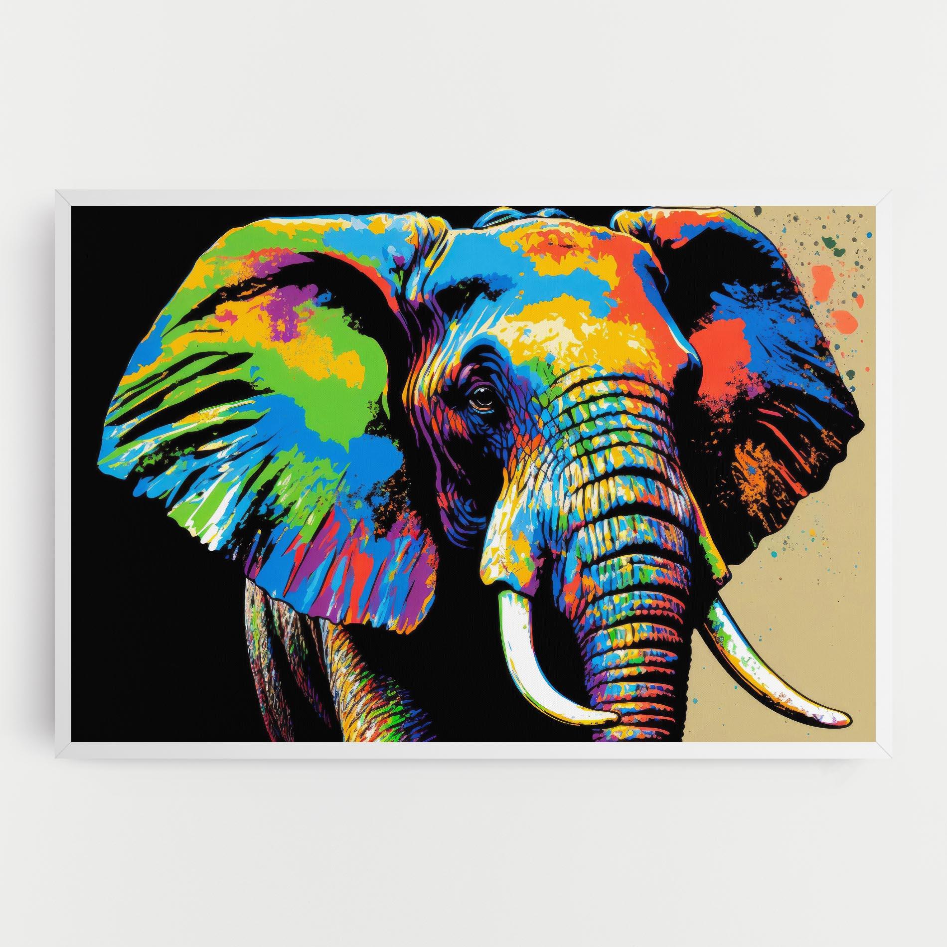 Vászonkép Elephant Portrait mockup 0