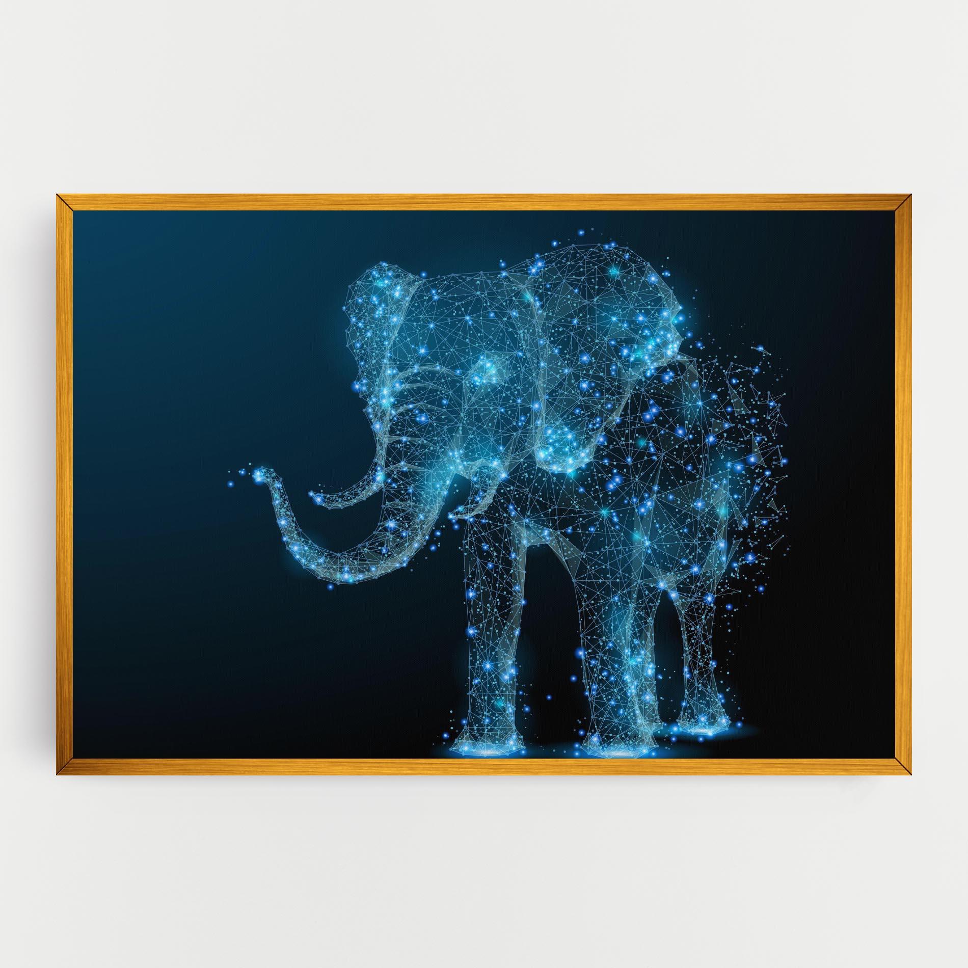 Vászonkép Digital Elephant mockup 0